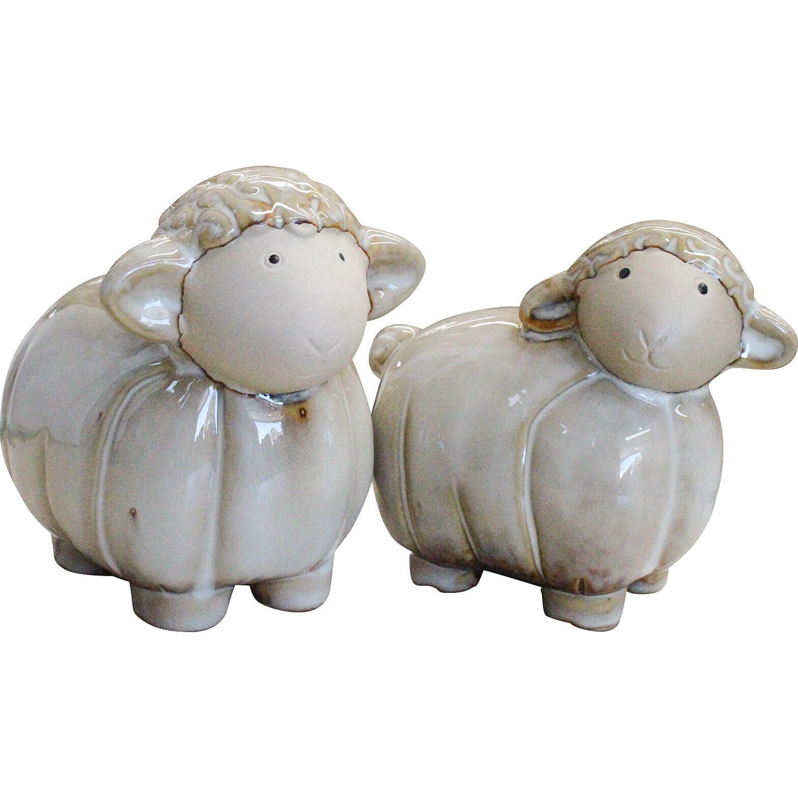 Marshmallow & Pebbles -Sheep Ornaments