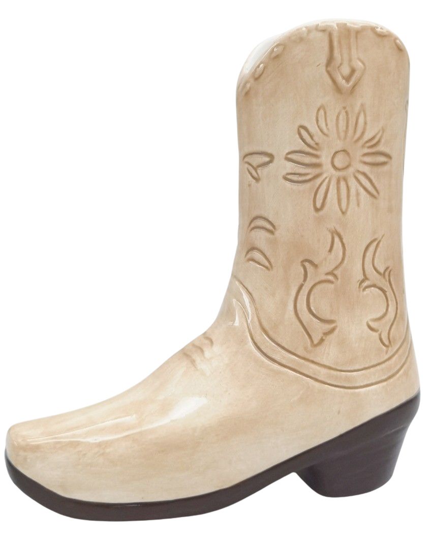 ***PRE-ORDER*** Cowgirl Single Boot Planter - Tan