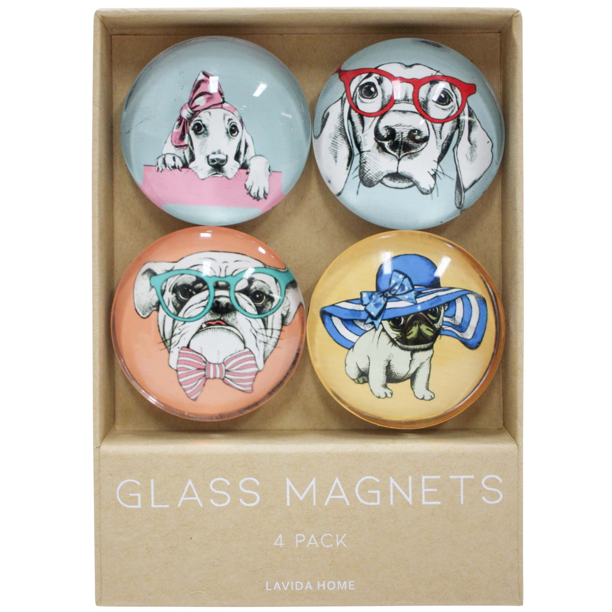 Puppy Love Glass Magnets