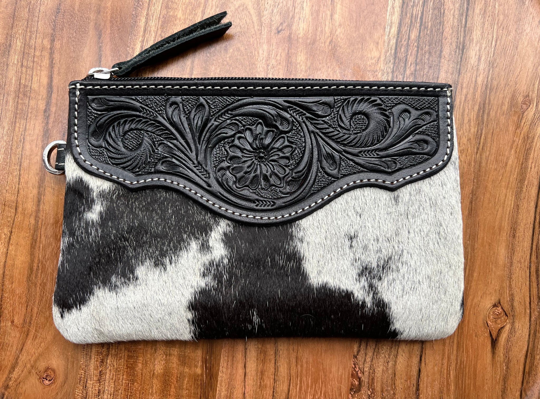‘Molly’ Cowhide Clutch
