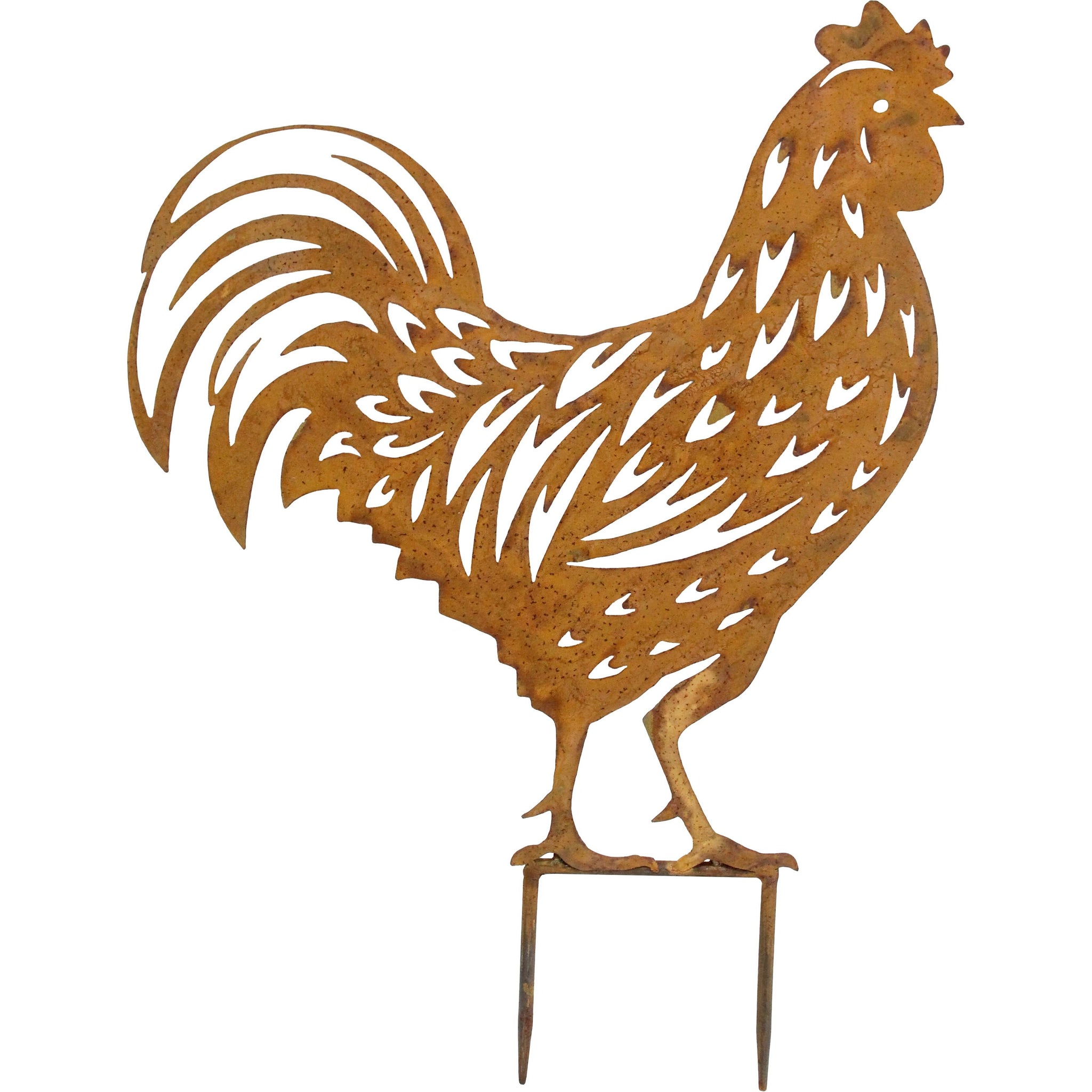 Rooster Garden Stake