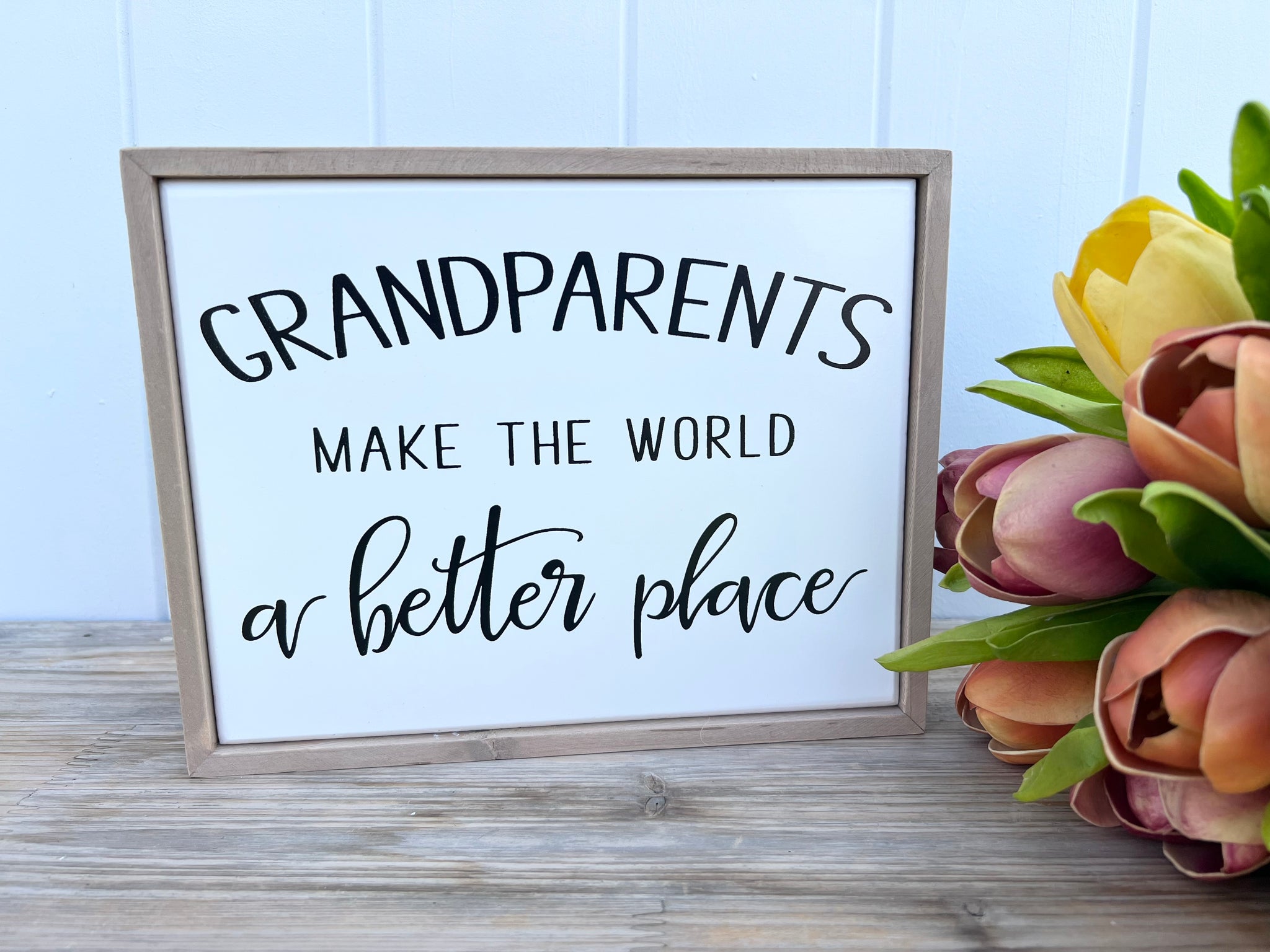 ‘Grandparents' Wooden Sign