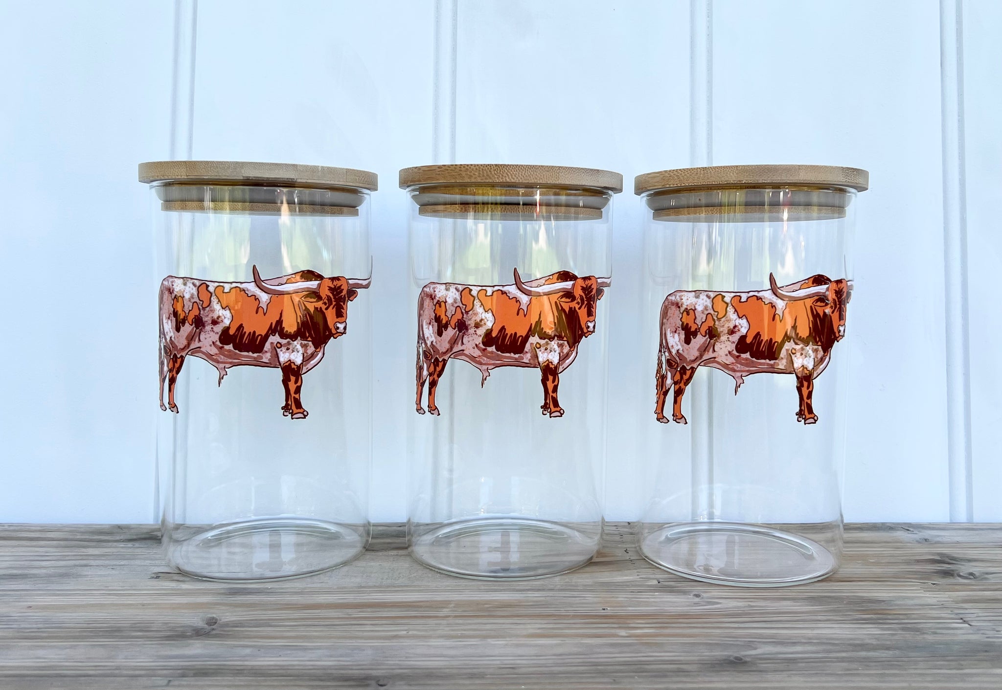 *** PRE-ORDER*** Longhorn Canisters