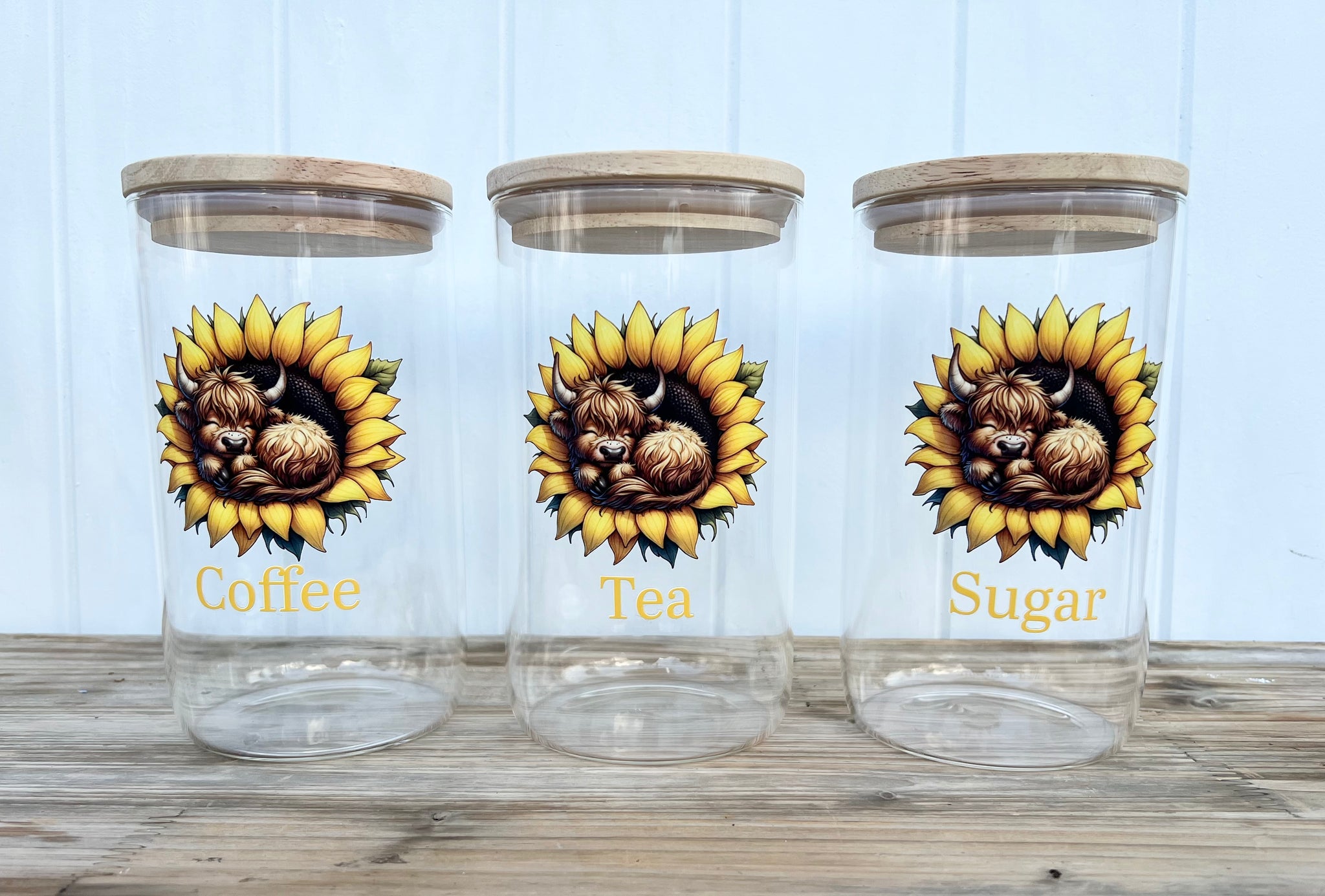 Sunflower + Highland Canisters
