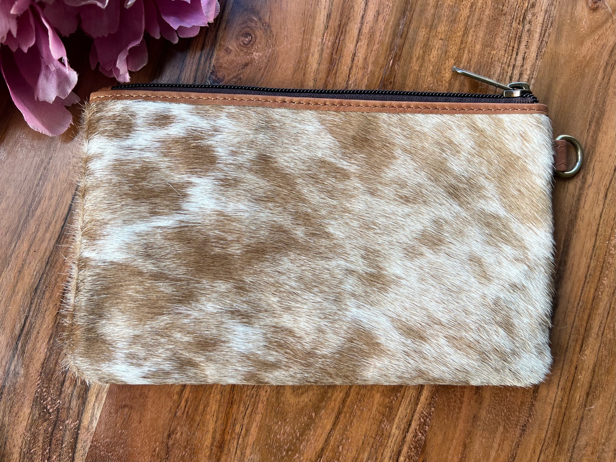 ‘Harper' Cowhide Clutch