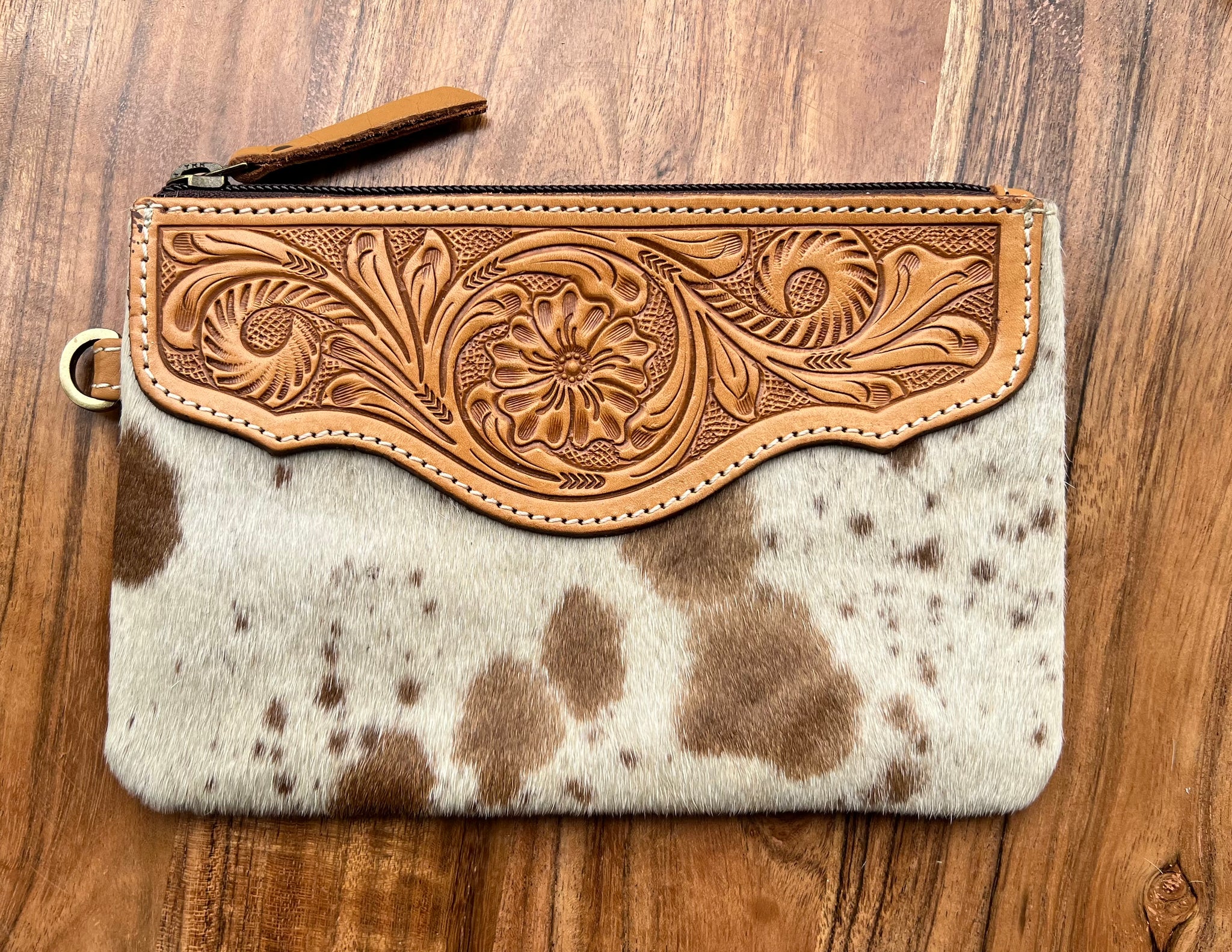 ‘Molly’ Cowhide Clutch