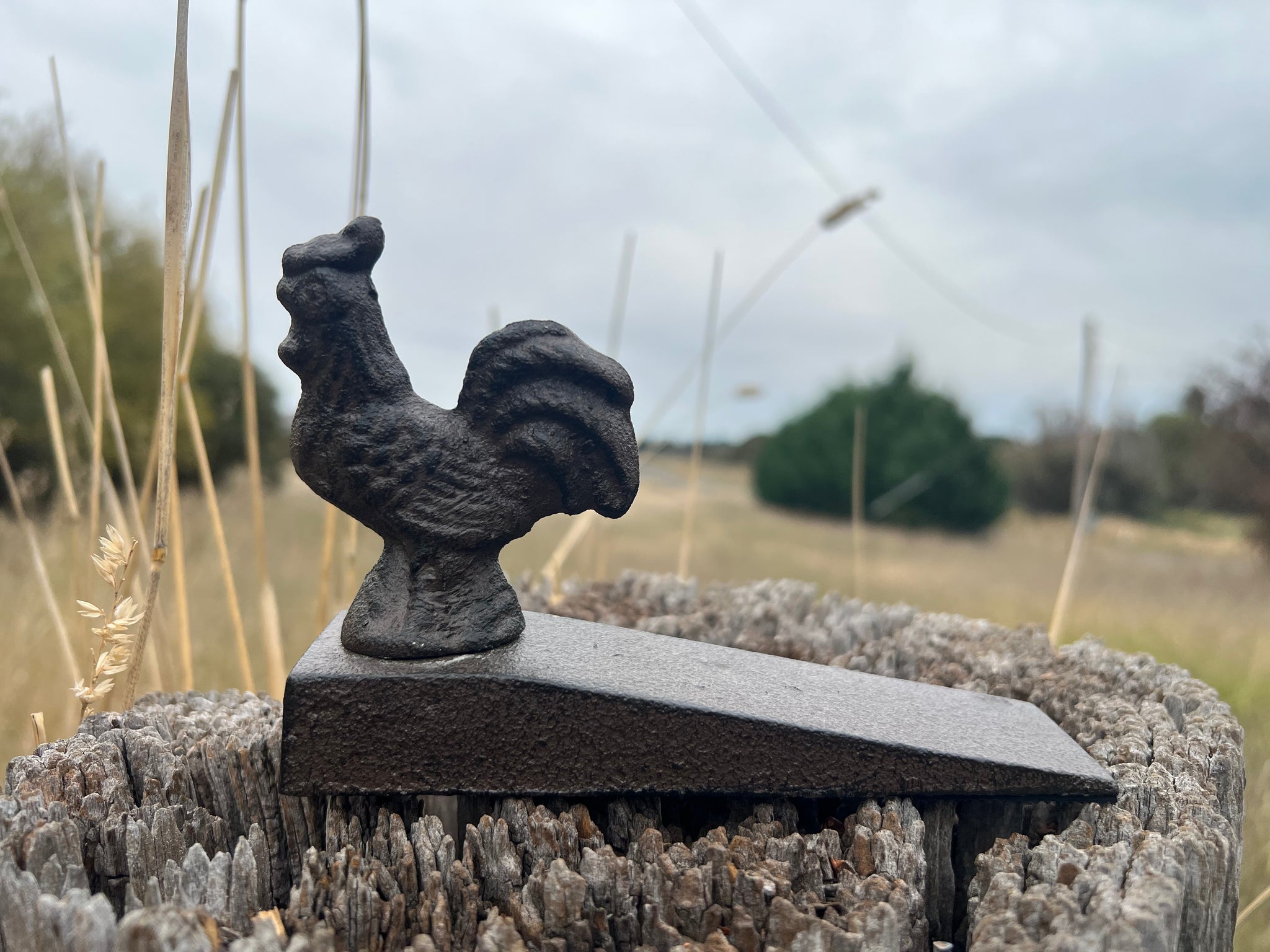 Rooster Doorstop