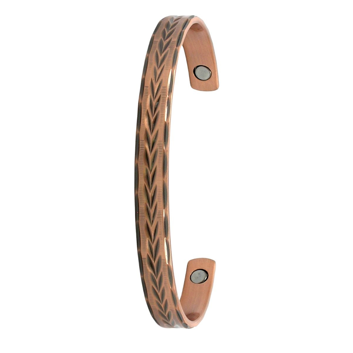 Copper Bracelet - Feathered Arrow