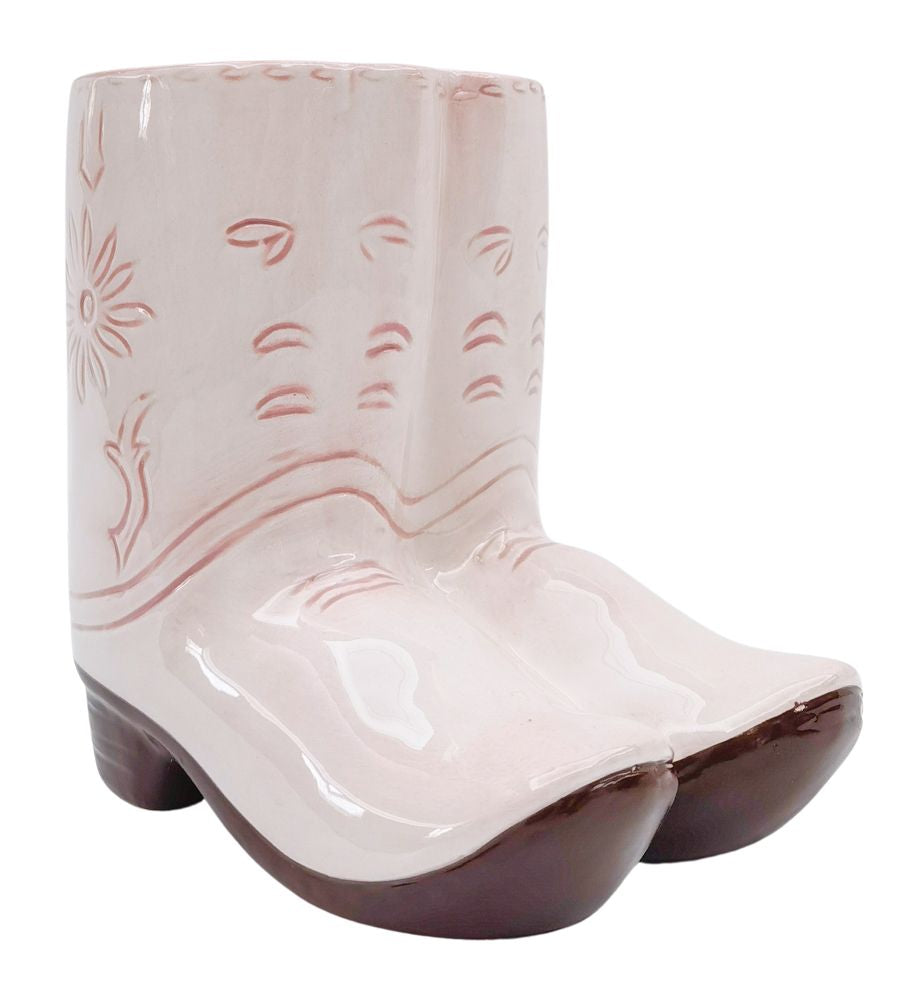 ***PRE-ORDER*** Cowgirl Boot Planter - Pink
