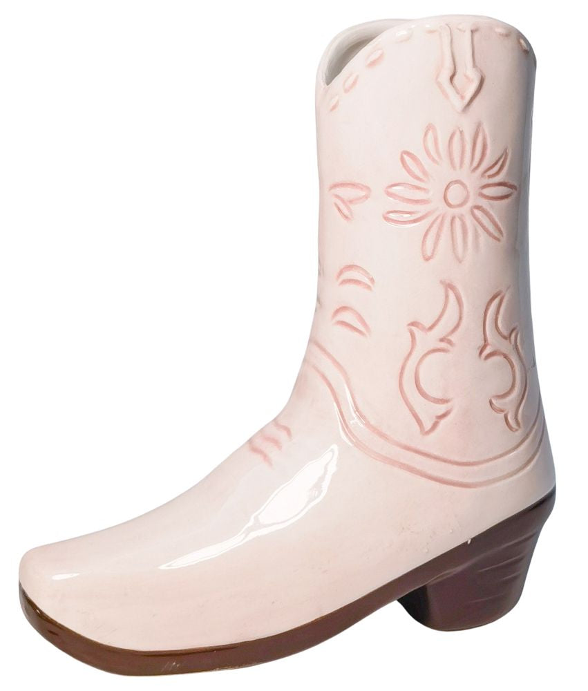 ***PRE-ORDER*** Cowgirl Single Boot Planter - Pink