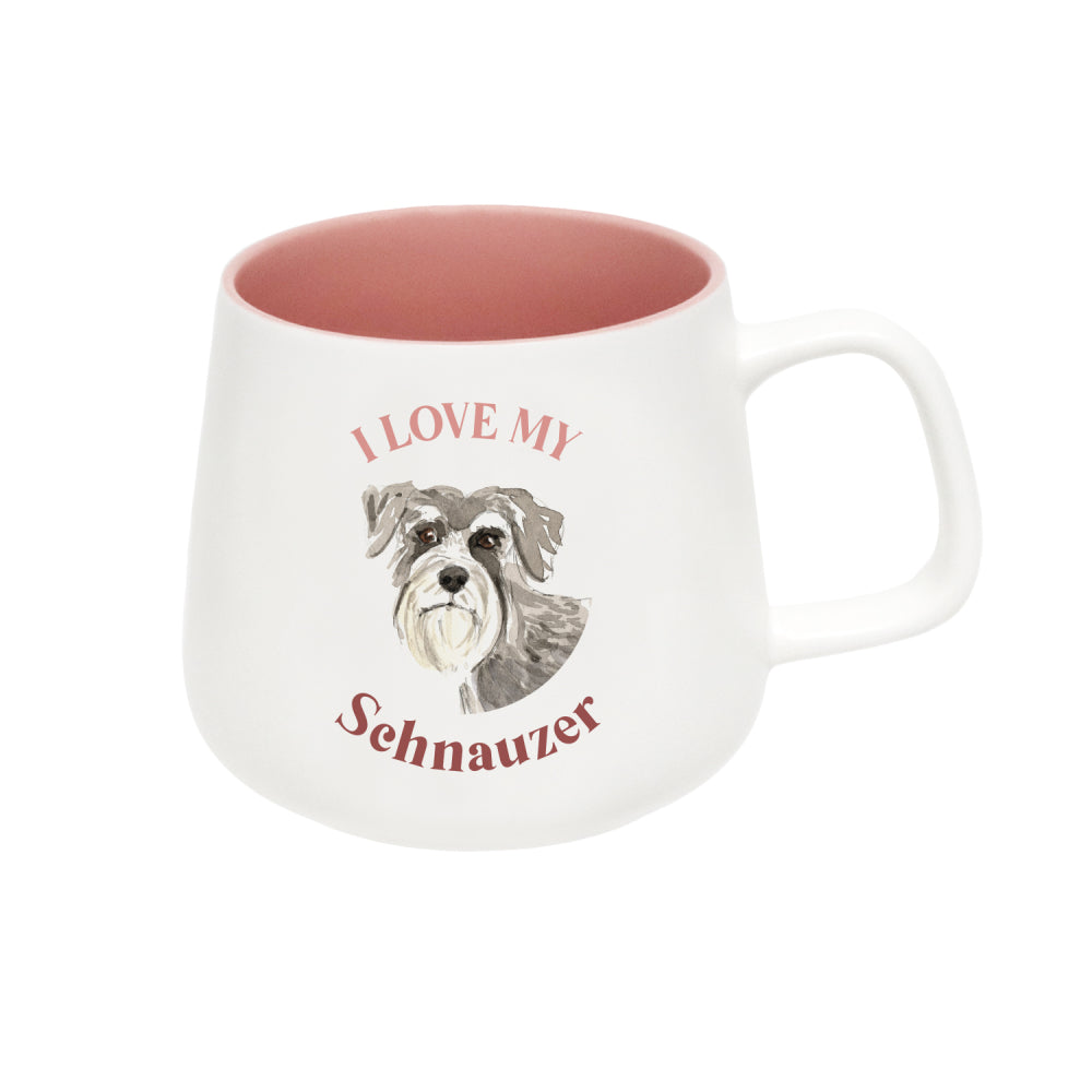 I Love My Schnauzer Mug