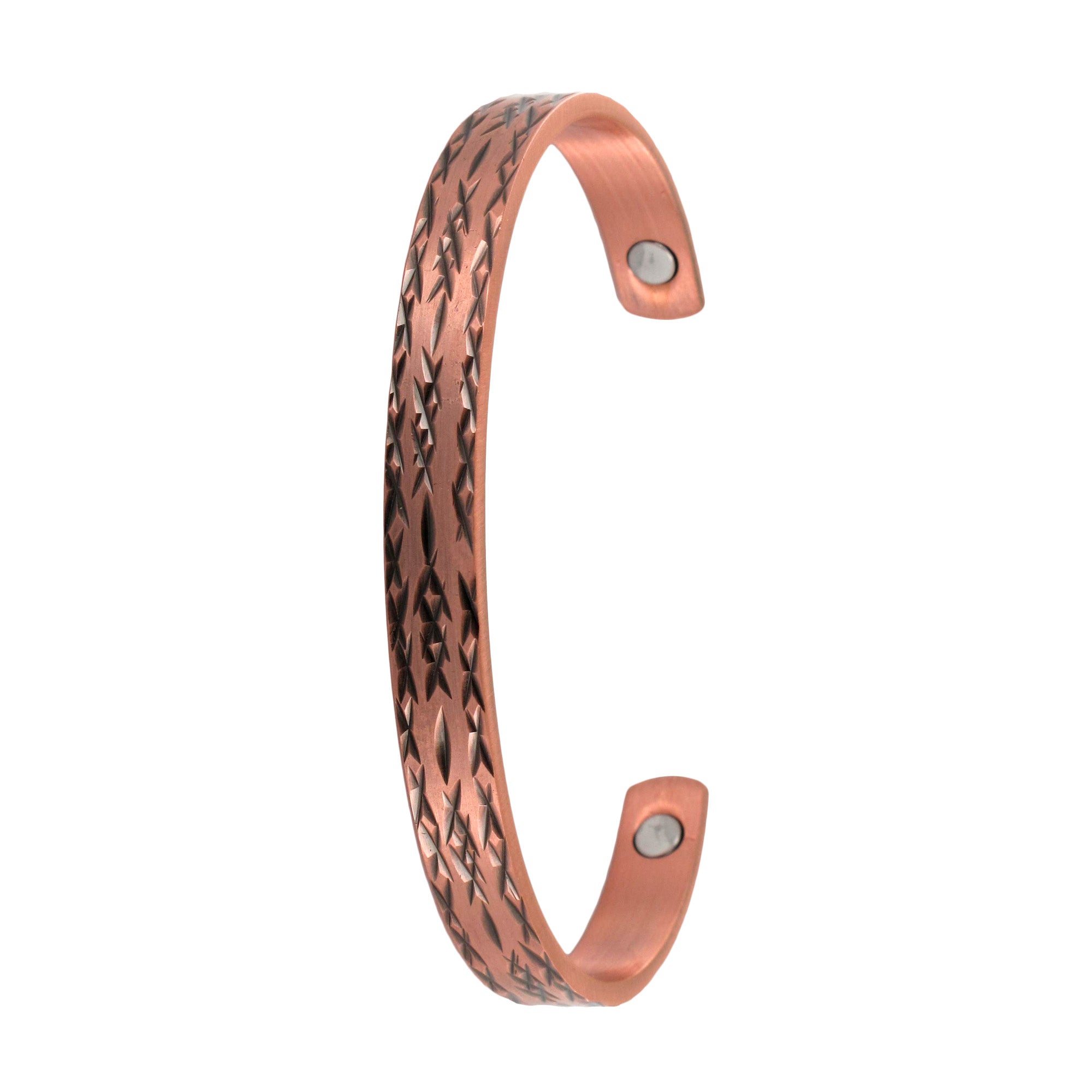 Copper Bracelet - Barbed Wire Pattern