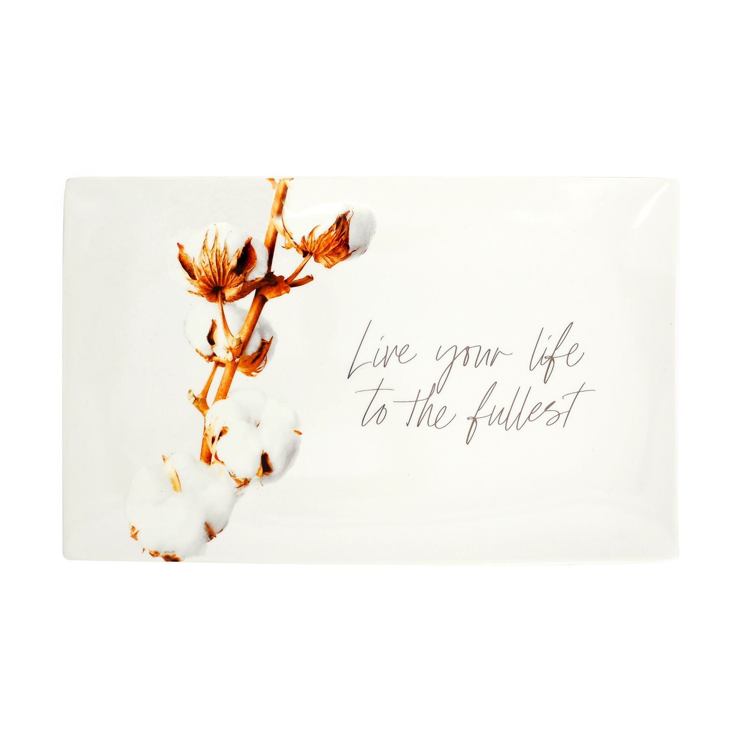 'Live Life' Large Platter