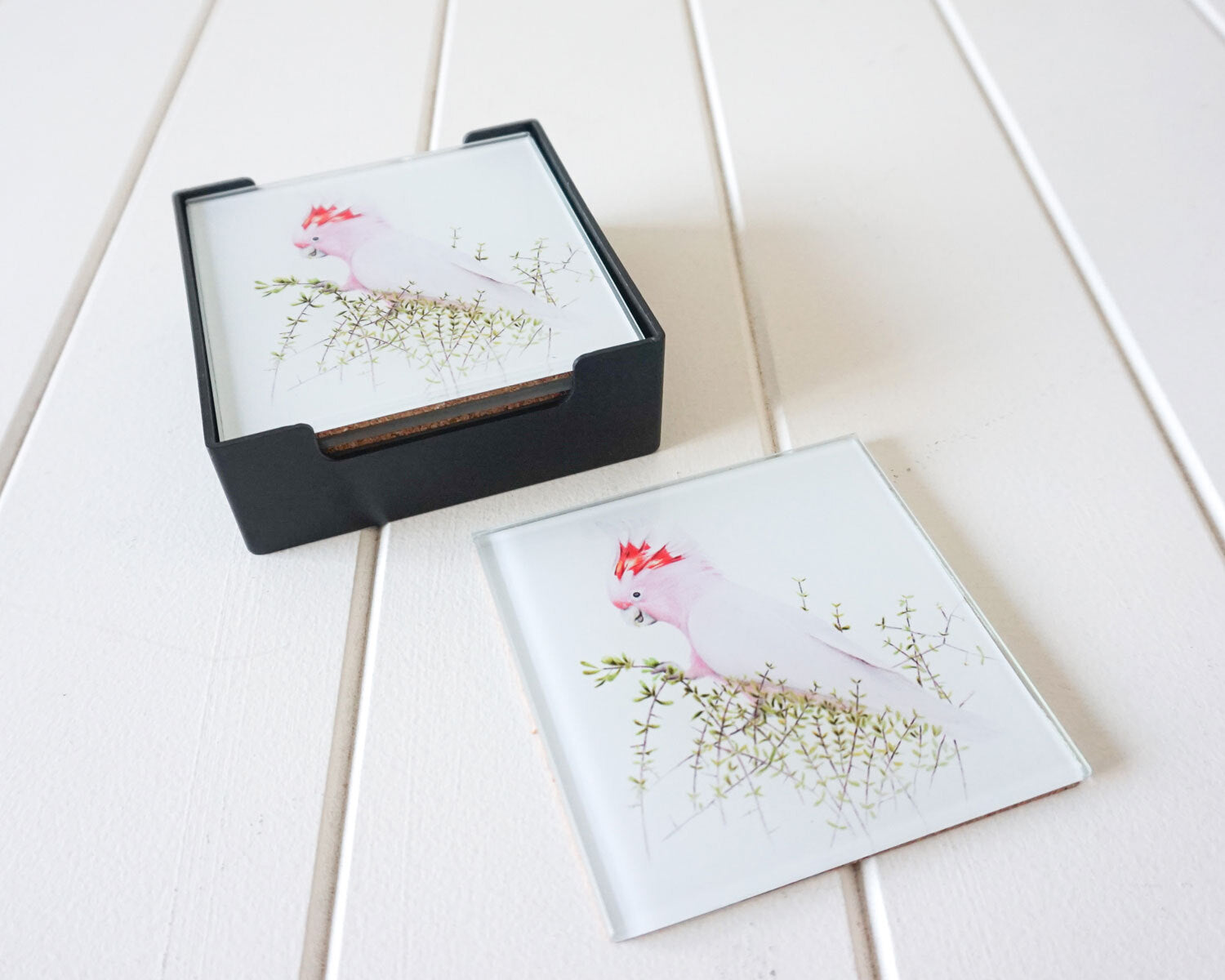 Major Mitchell Cockatoo Coasters