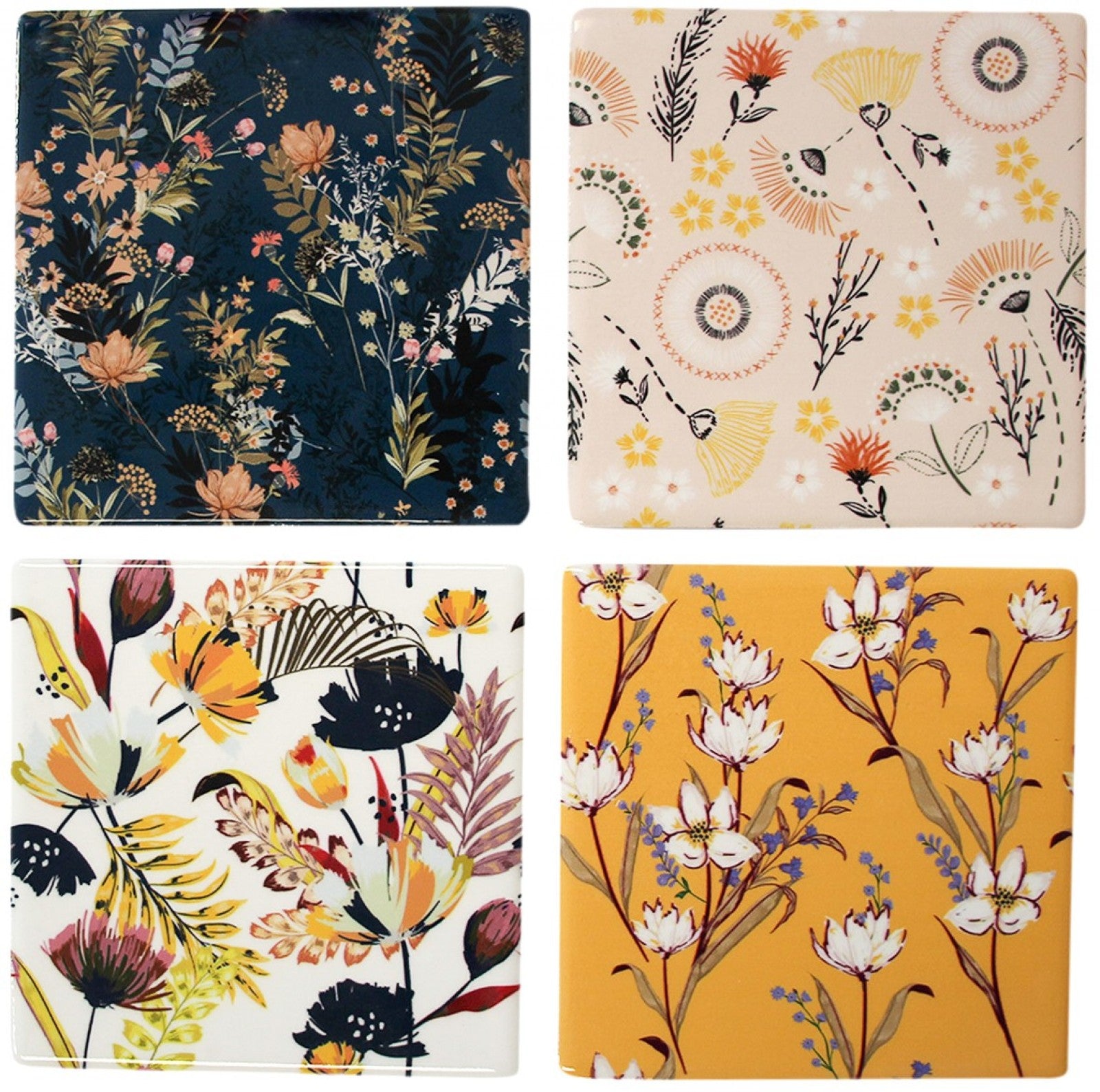 Whispering Breeze Florals Coasters