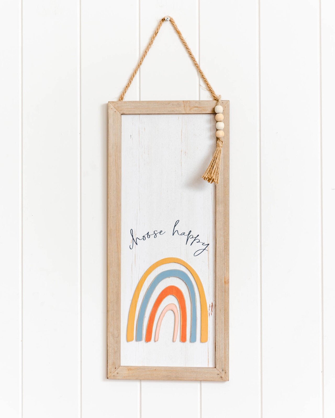 'Choose Happy' - Quote Wall Art
