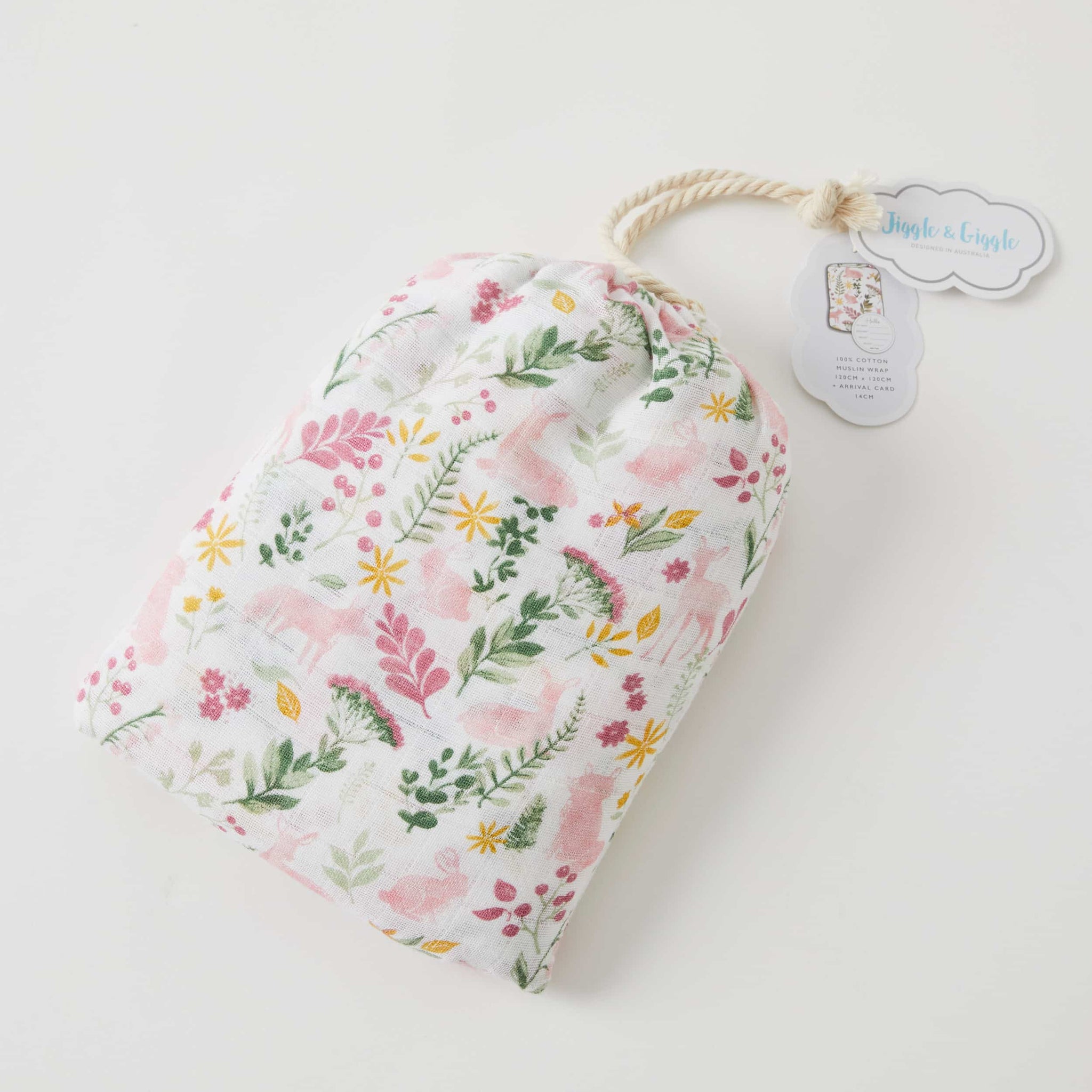 Earth Spirit Muslin Wrap + Arrival Card