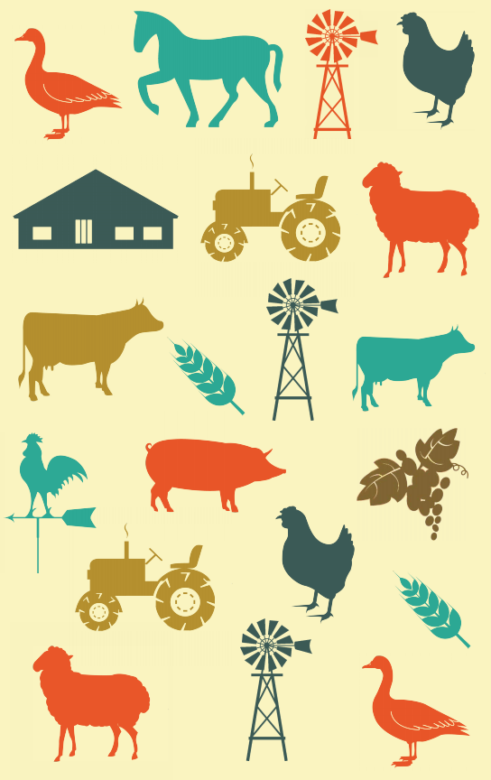 ‘Farmer's Life' Tea Towel
