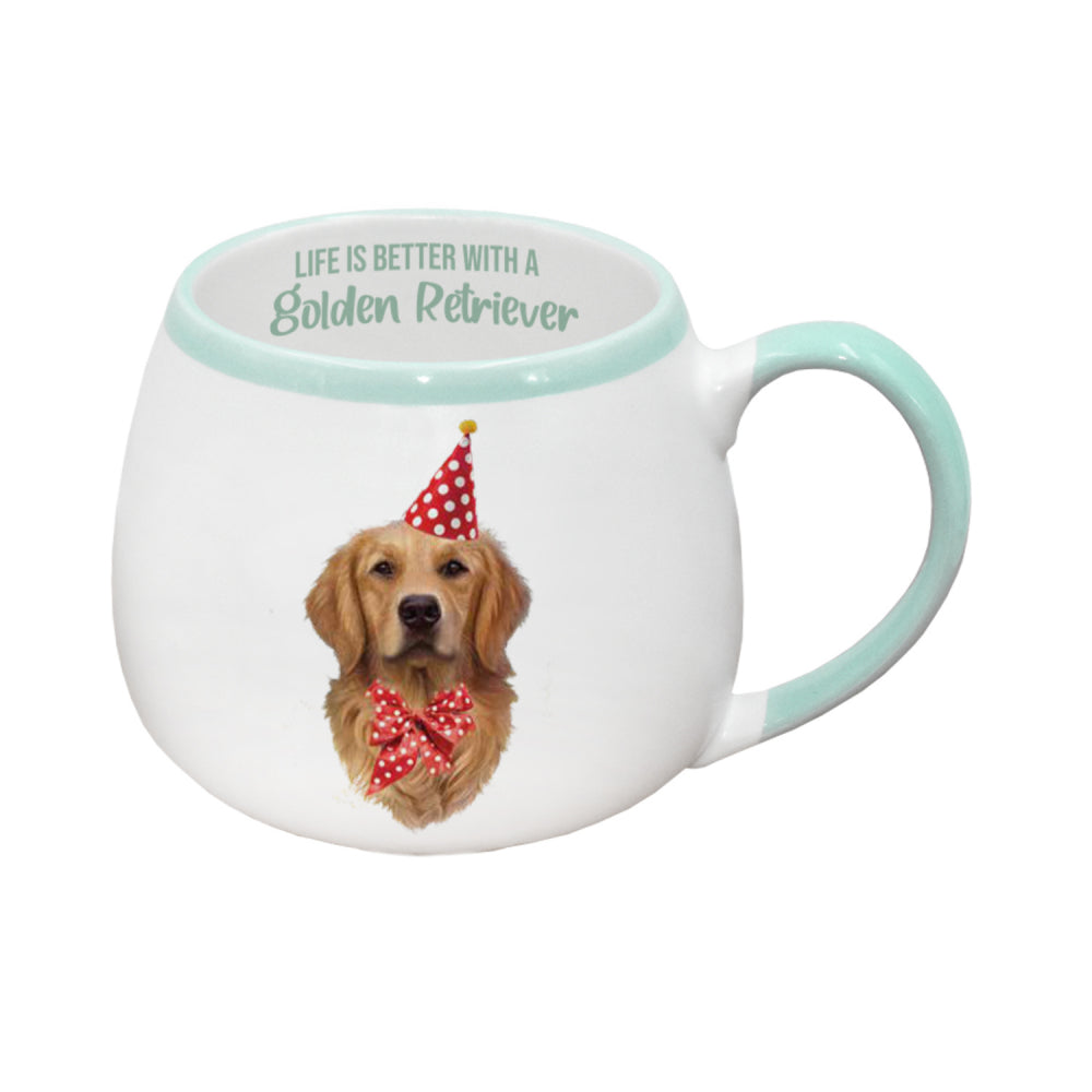 Painted Pet Golden Retriever Mugs