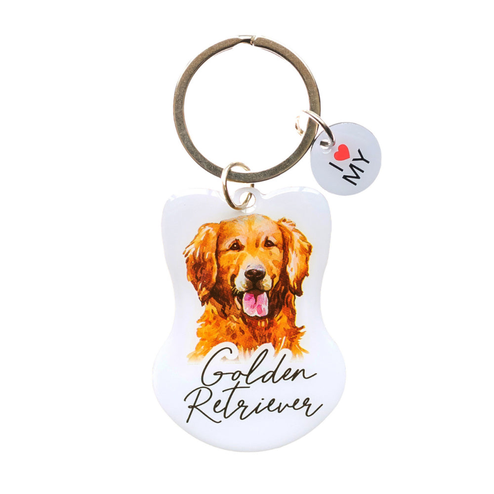 Golden Retriever Key ring