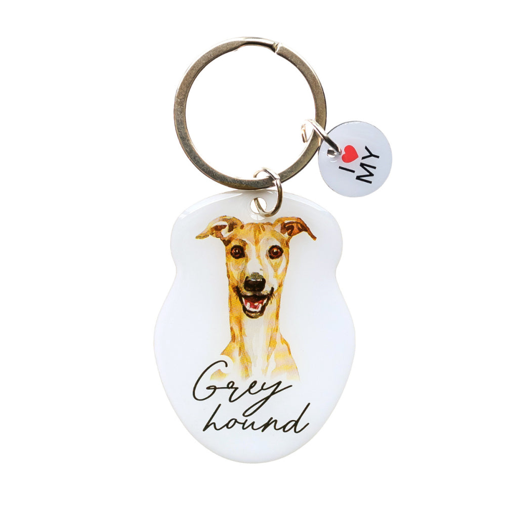 Greyhound Key ring