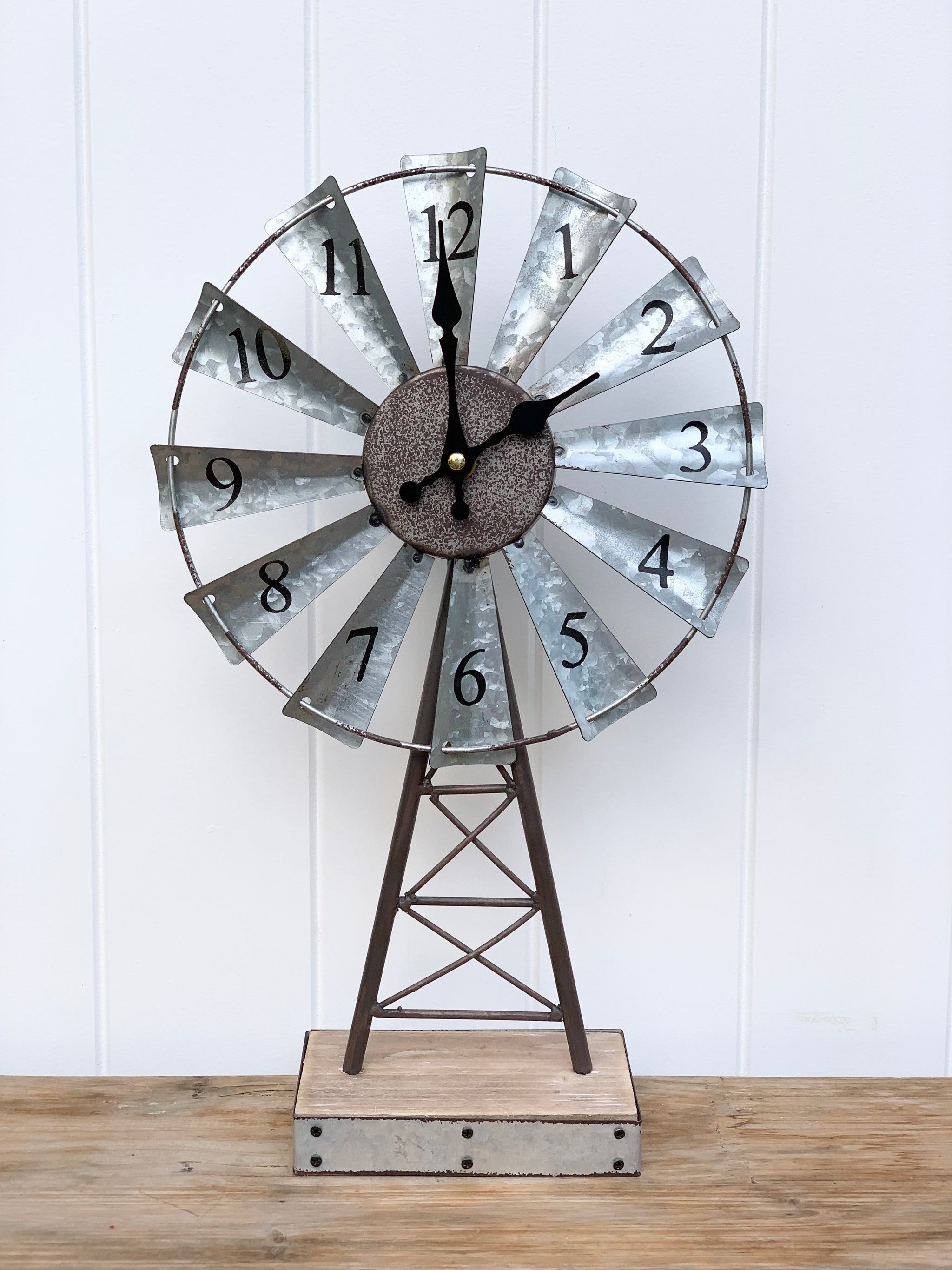 Standing Windmill Clock