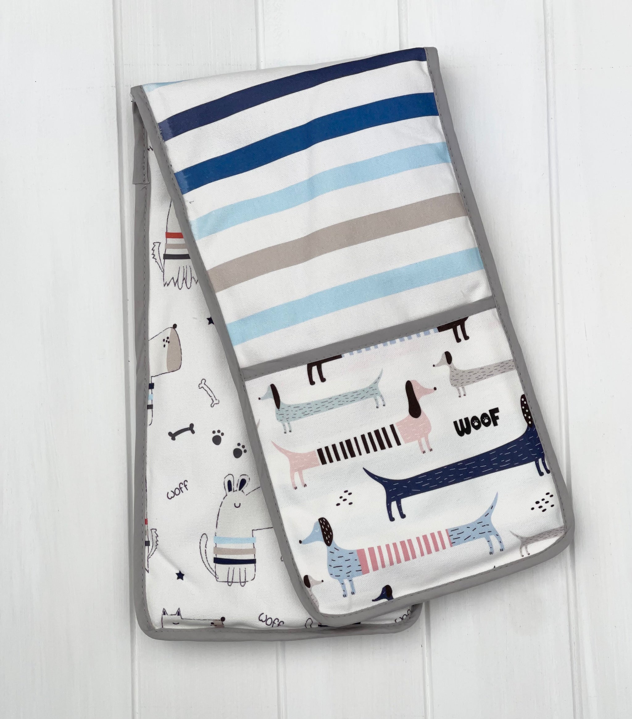 Dog Double Oven Gloves