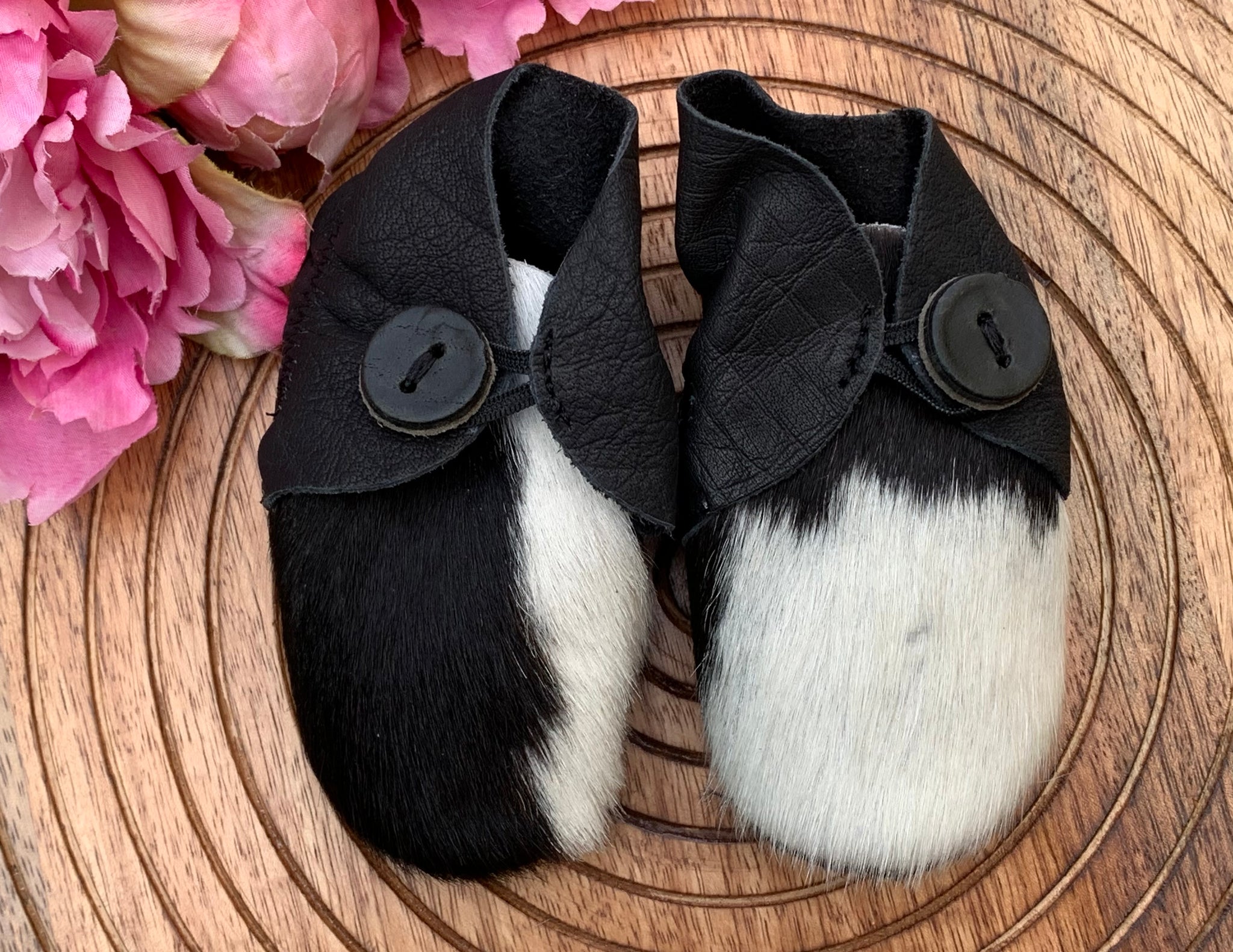 Baby Cowhide Moccasins