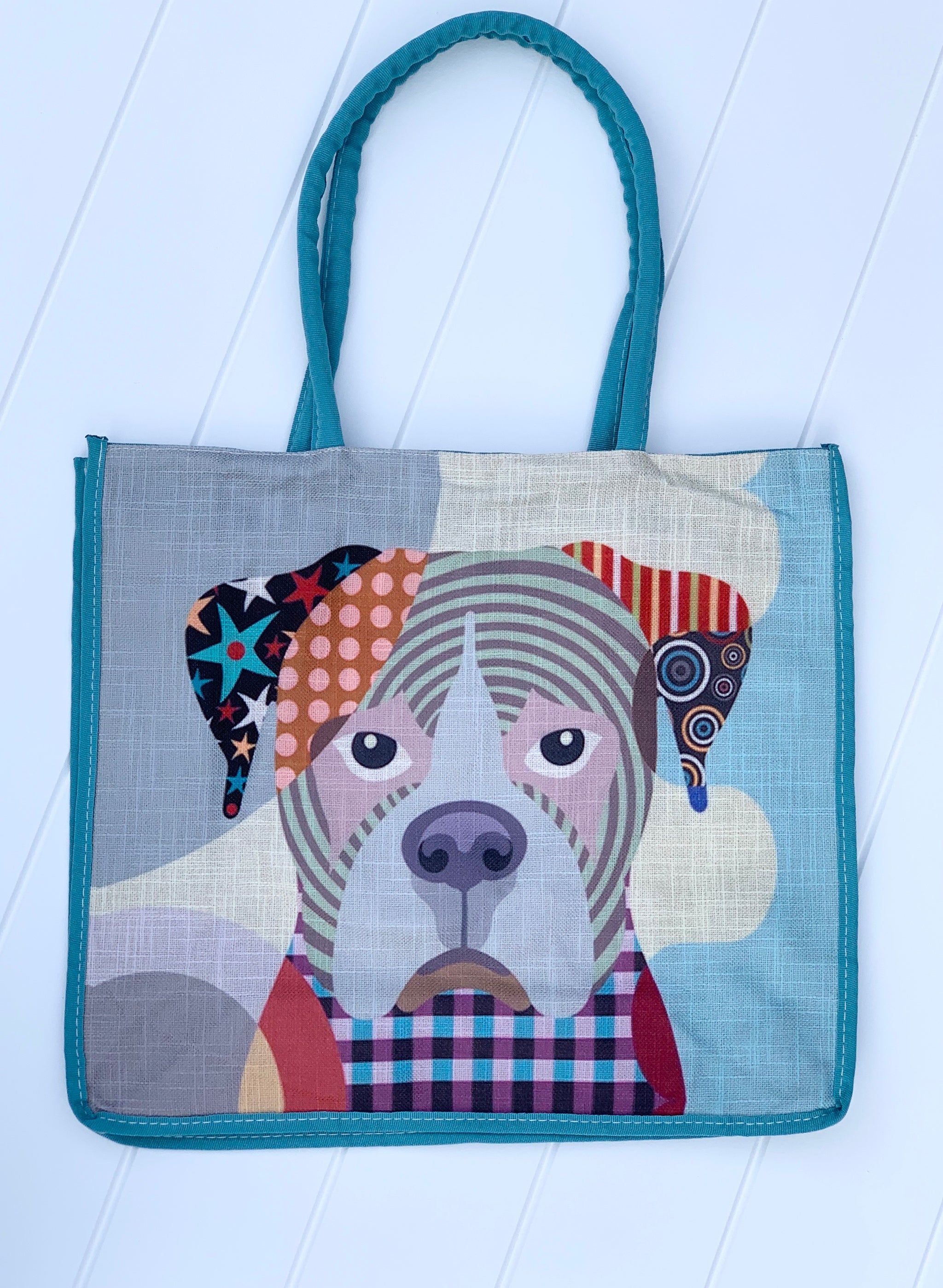 'Colourful Dog' Tote