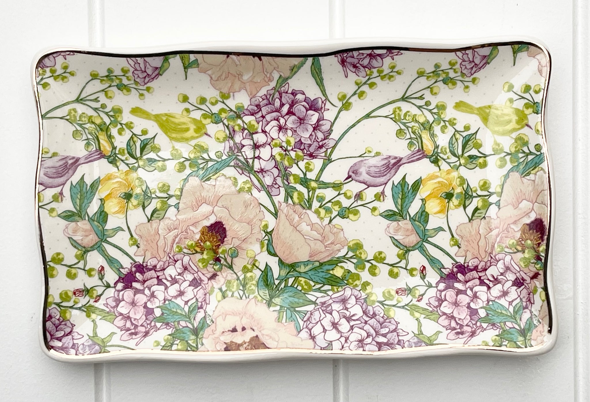 'Spring Floral' Plate