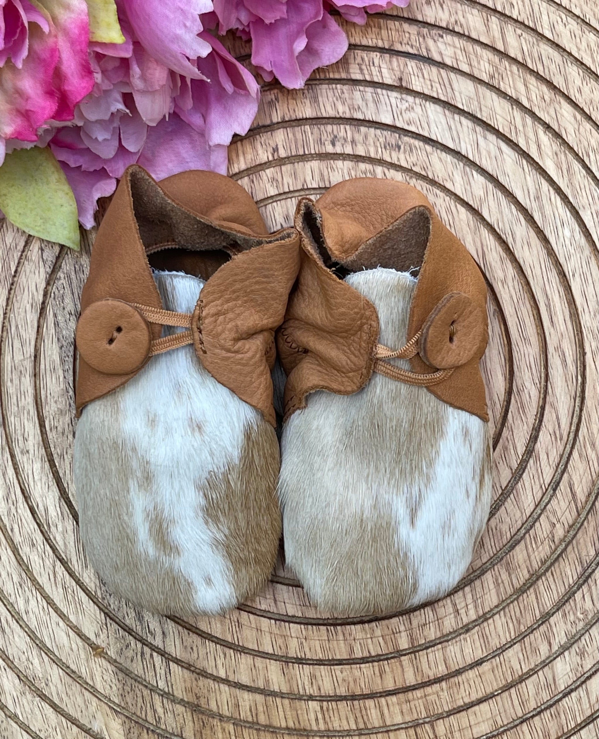 Baby Cowhide Moccasins