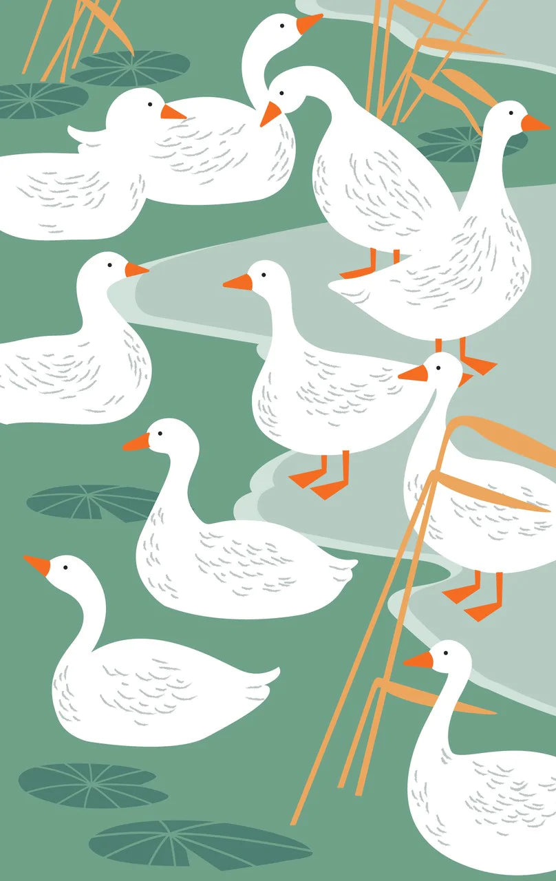 Dashing Ducks Tea Towels