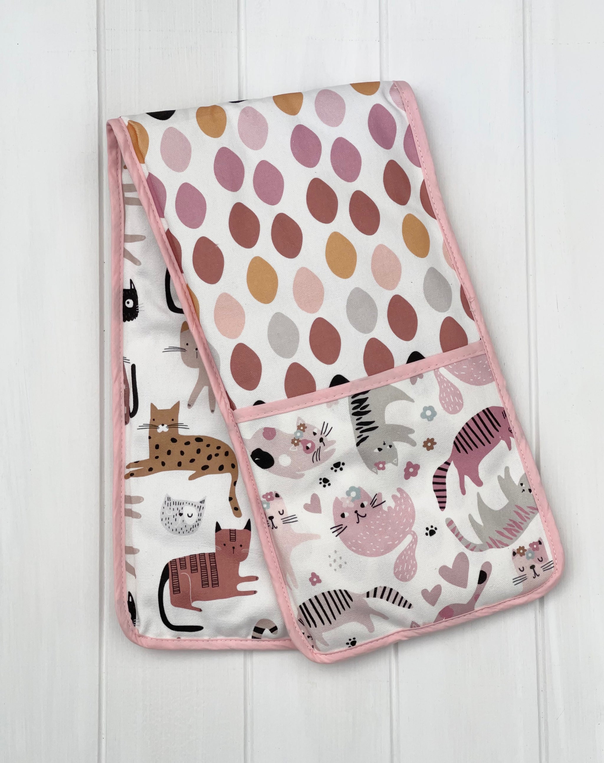 Cat Double Oven Gloves