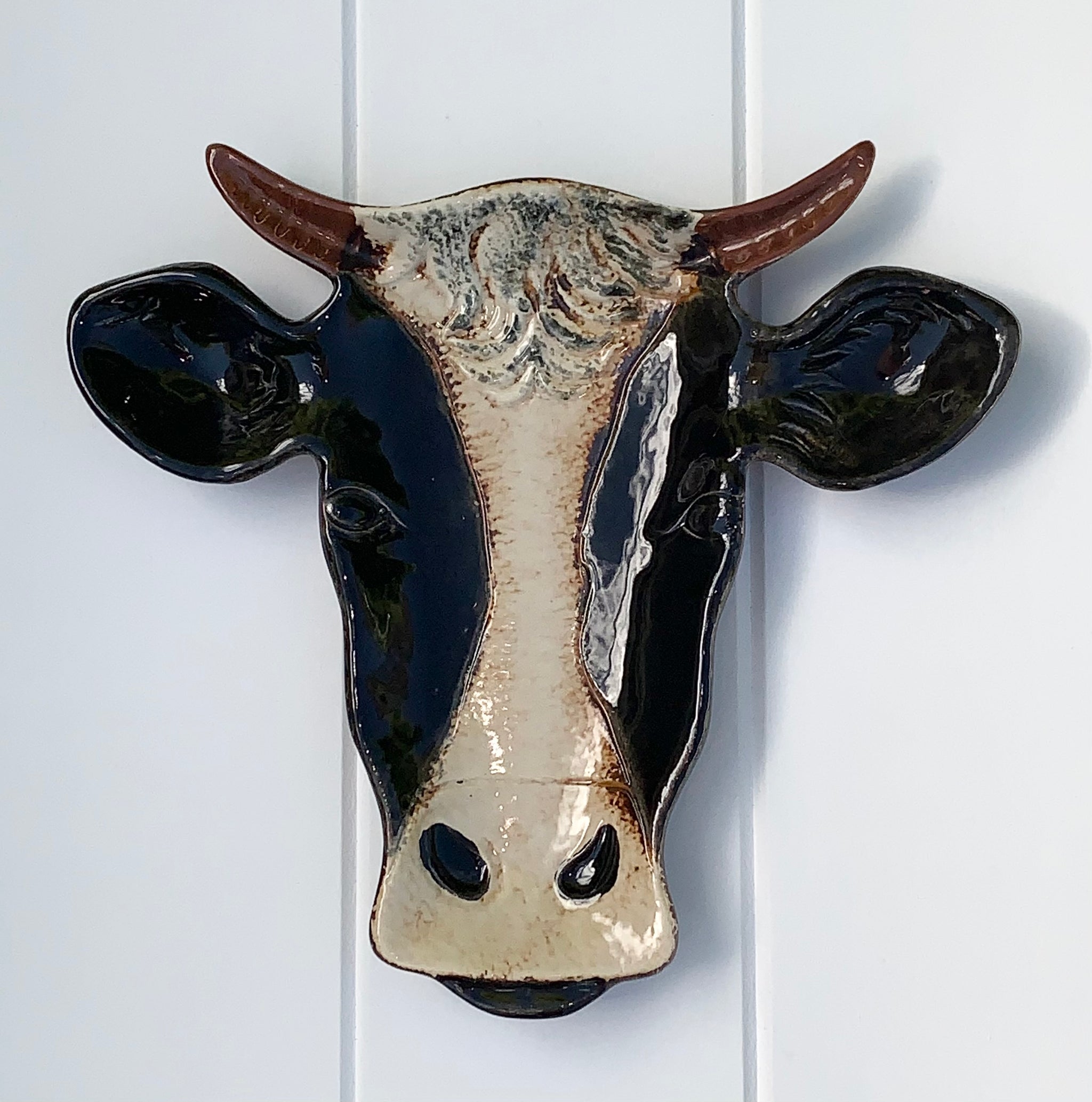 Ceramic Cow Plate