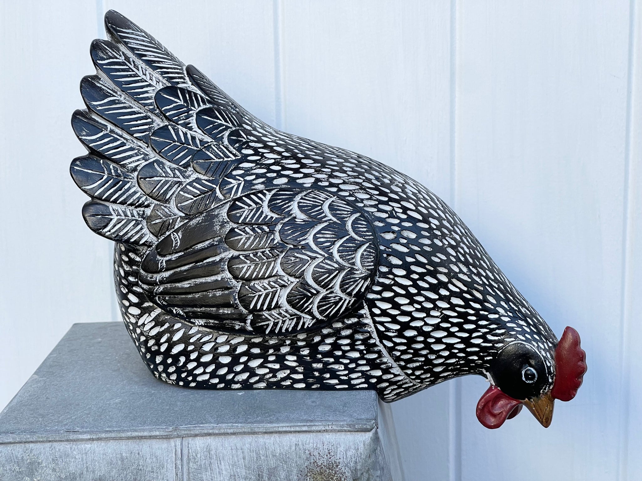 Black Sitting Hen