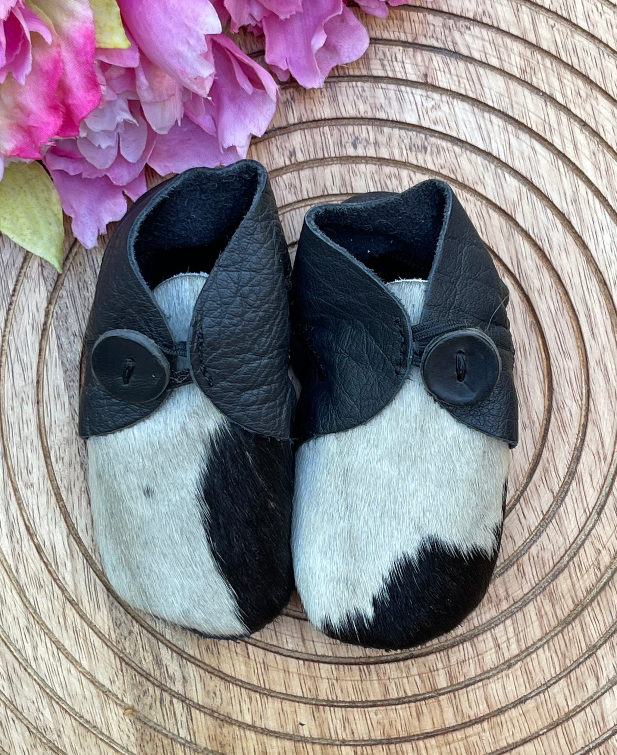 Baby Cowhide Moccasins