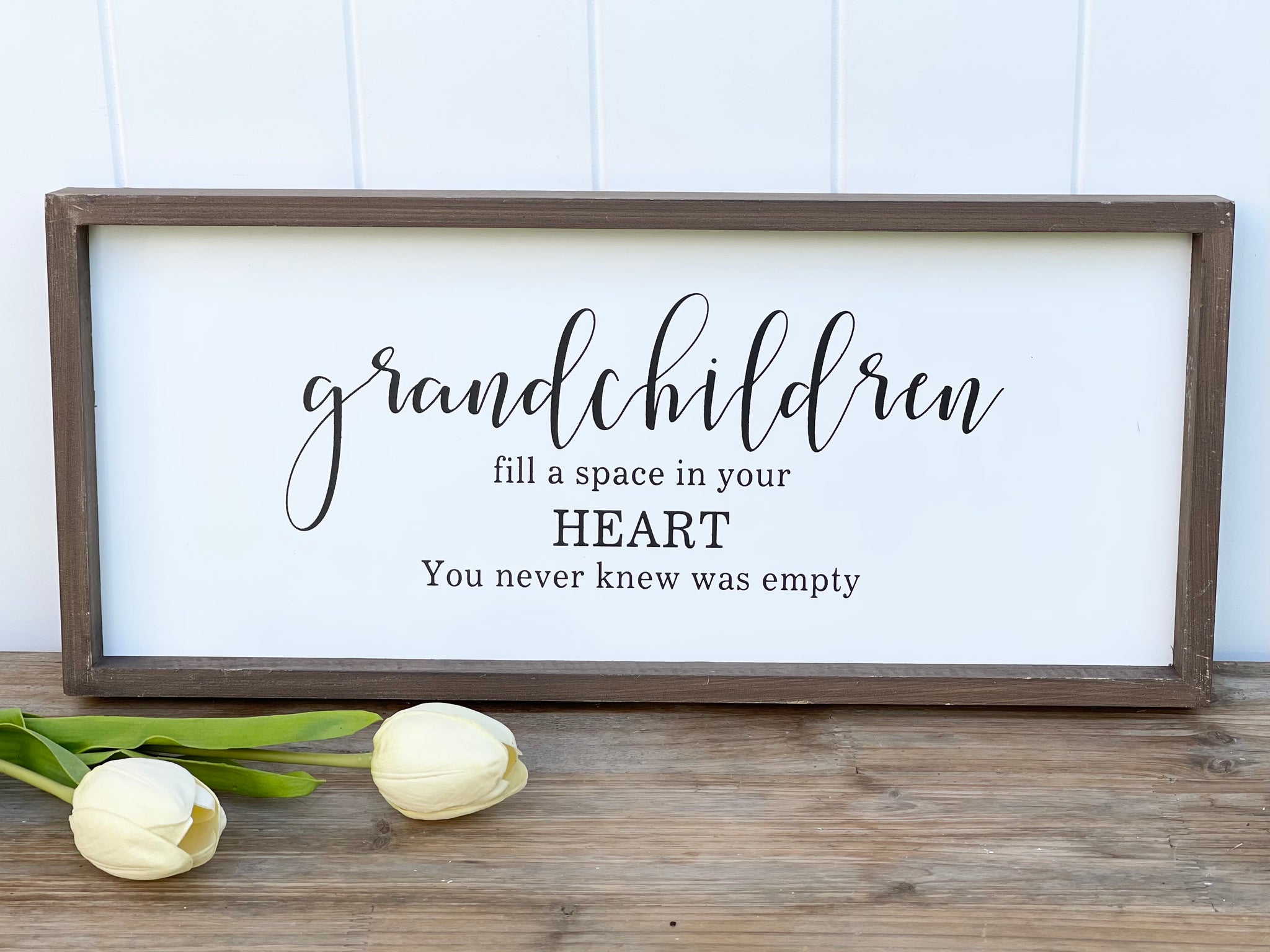 ‘Grandchildren' Wooden Sign