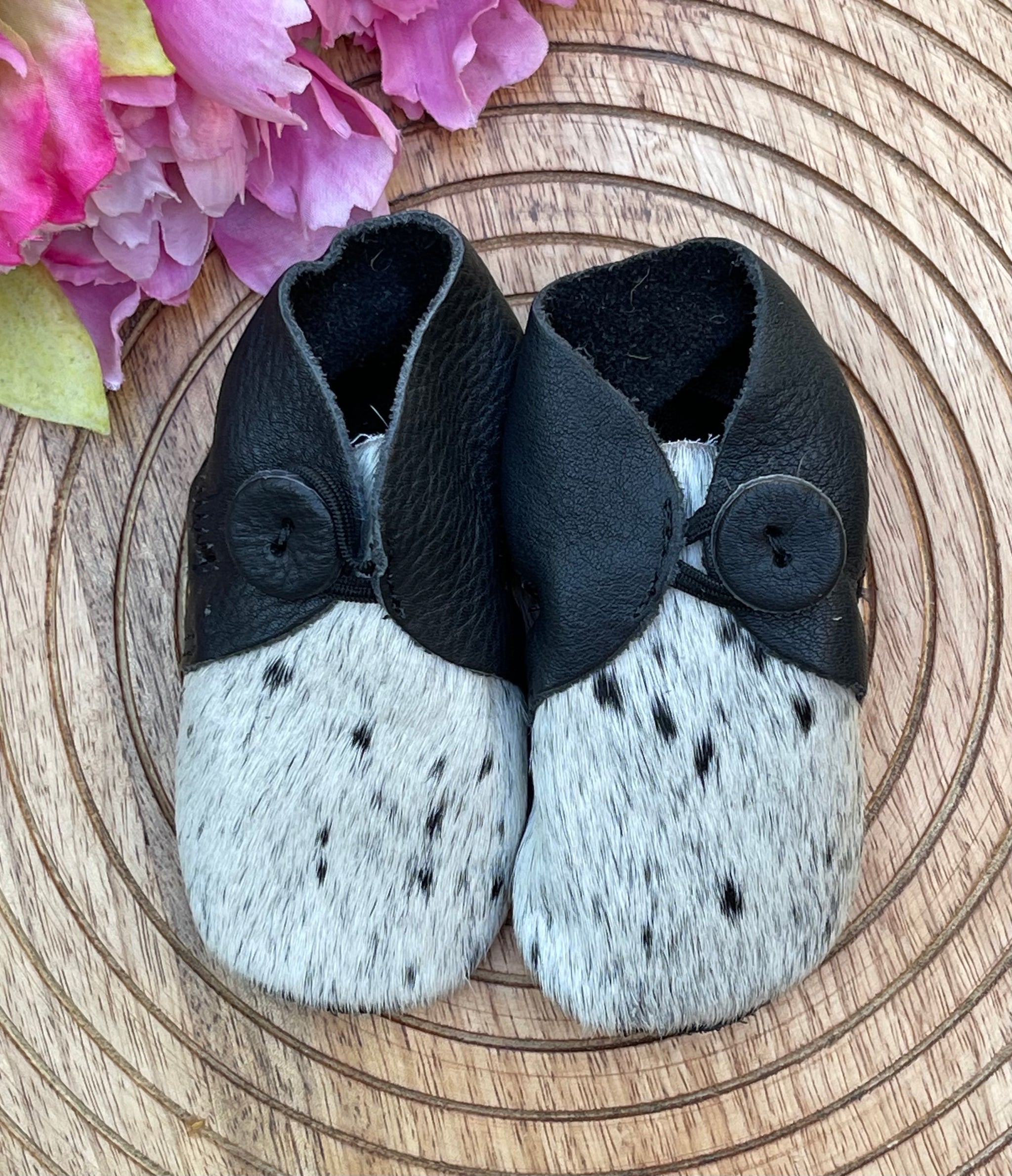 Baby Cowhide Moccasins
