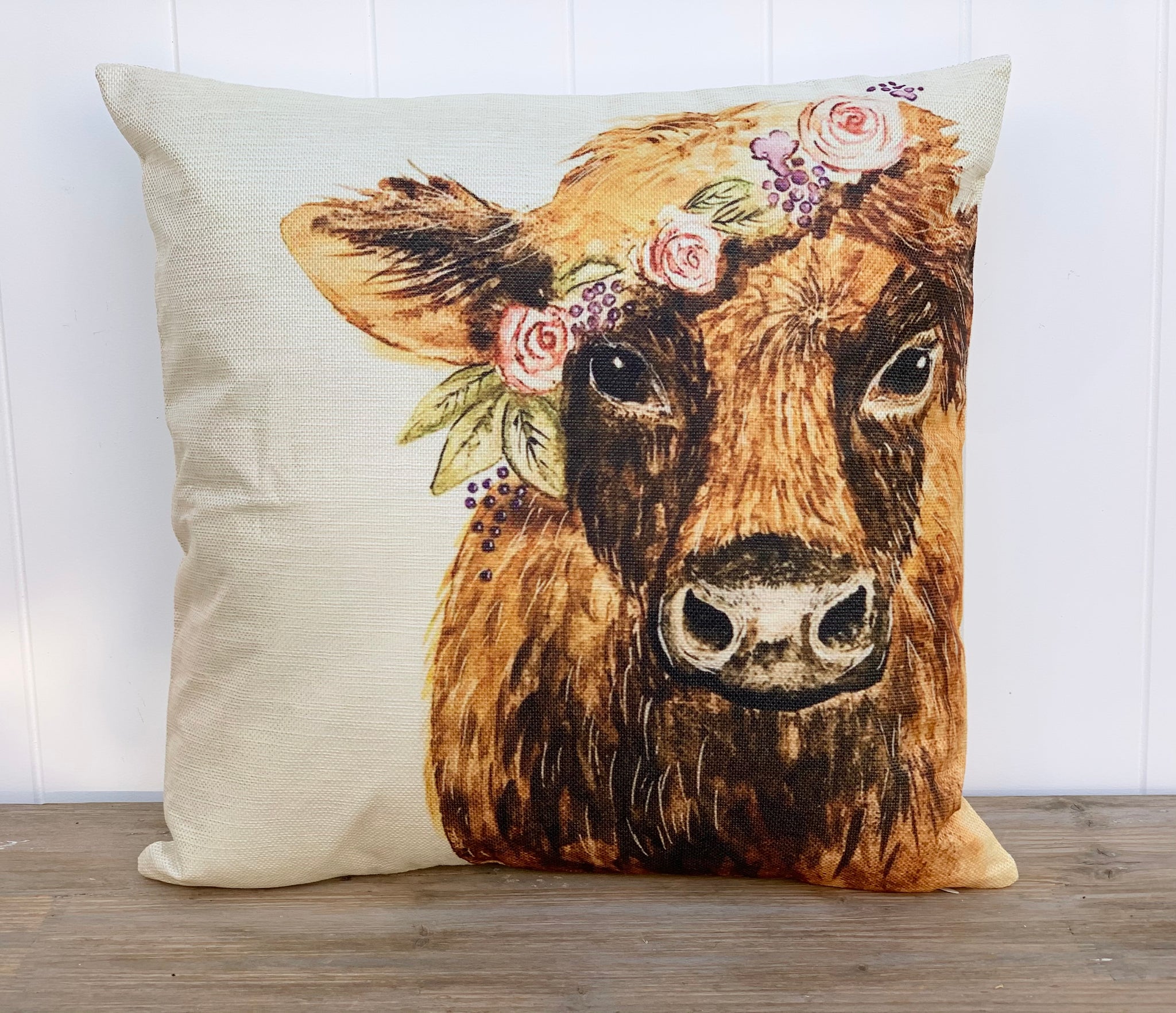 'Hattie Heifer' Cushion