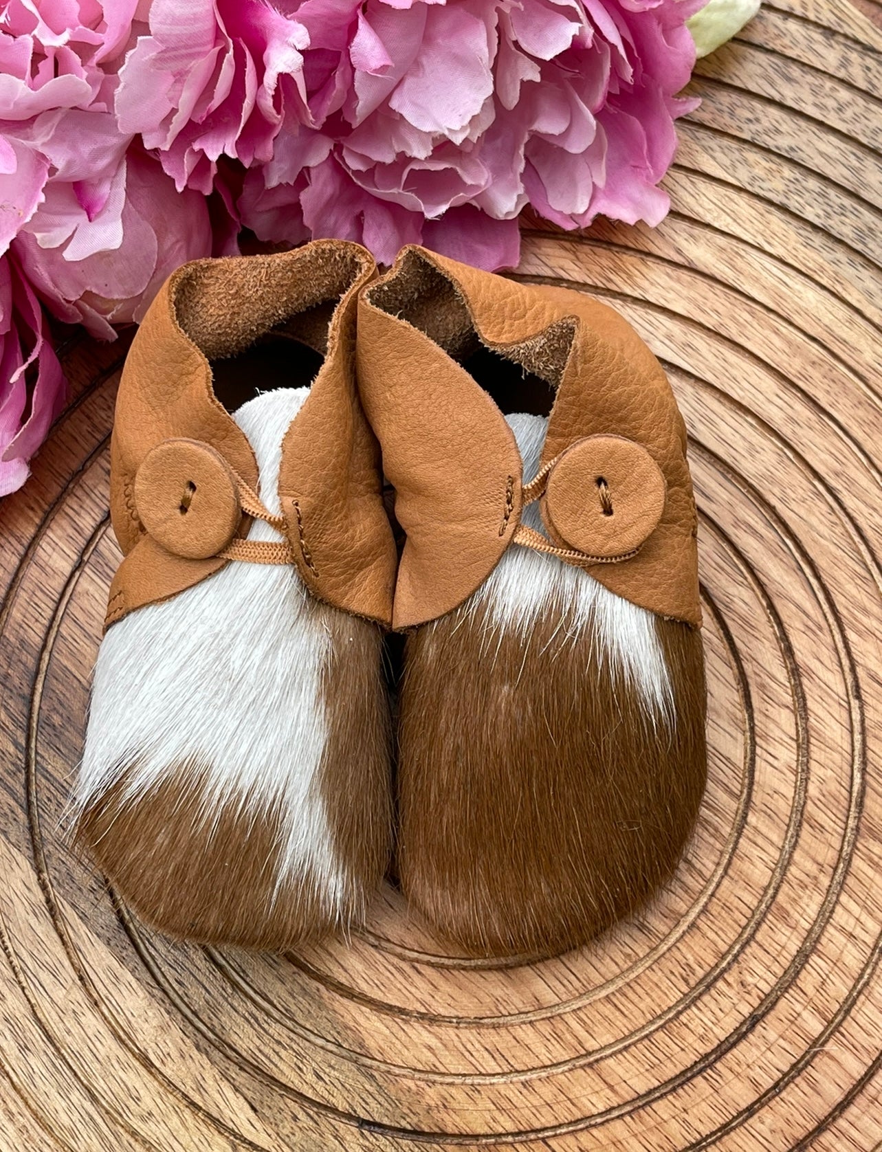 Baby Cowhide Moccasins