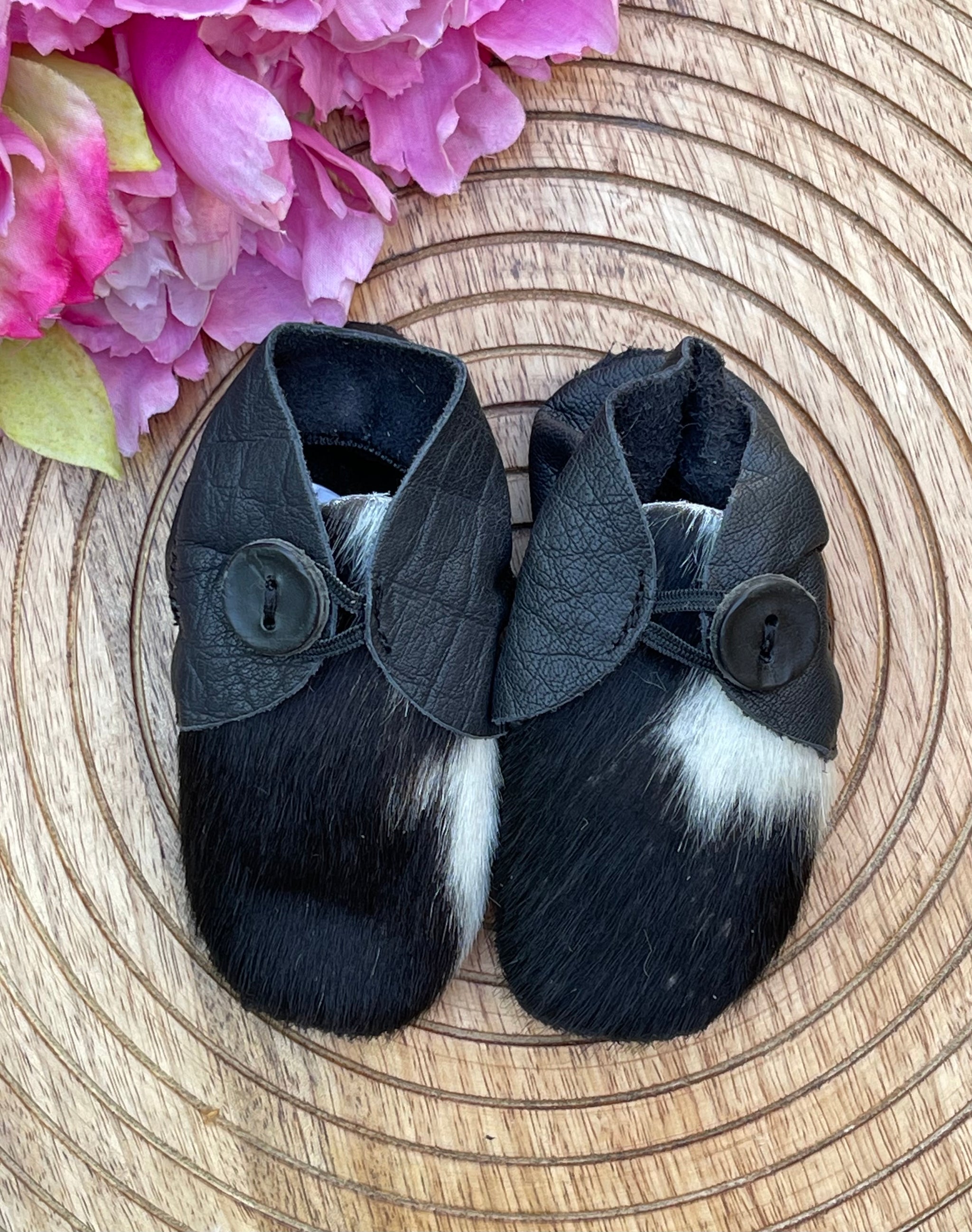 Baby Cowhide Moccasins