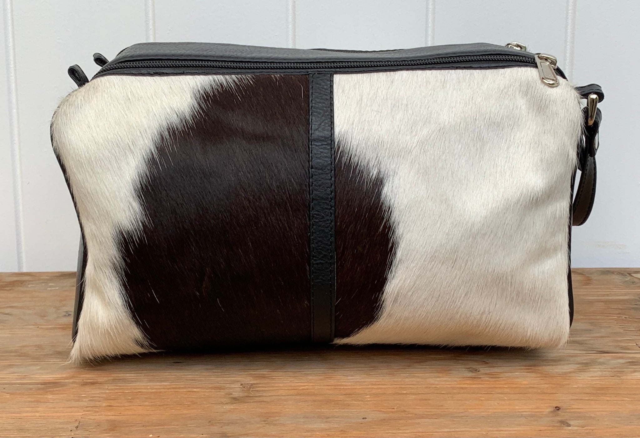 'Aubrey' Cowhide Toiletry Bag
