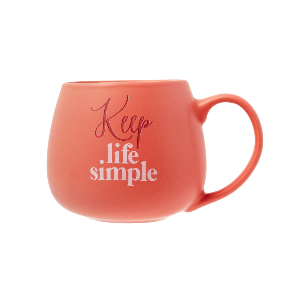 'Keep Life Simple' Hug Mug