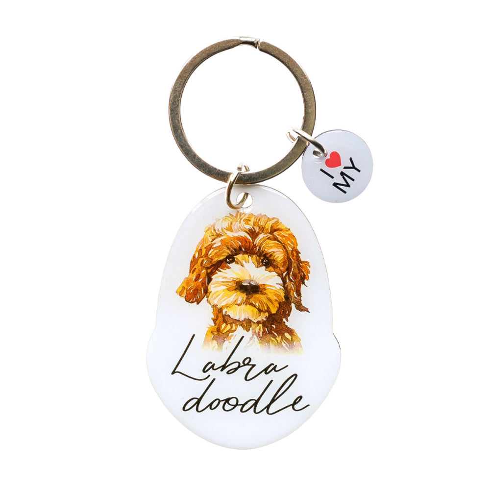 Labradoodle Key ring