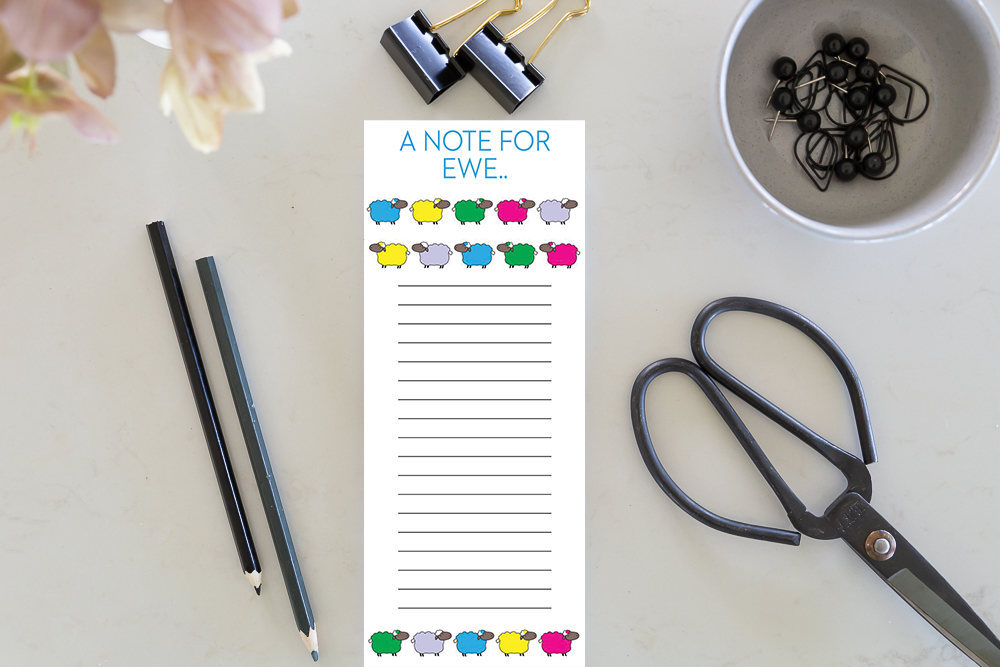 'A Note For Ewe' Jotter Note Pad