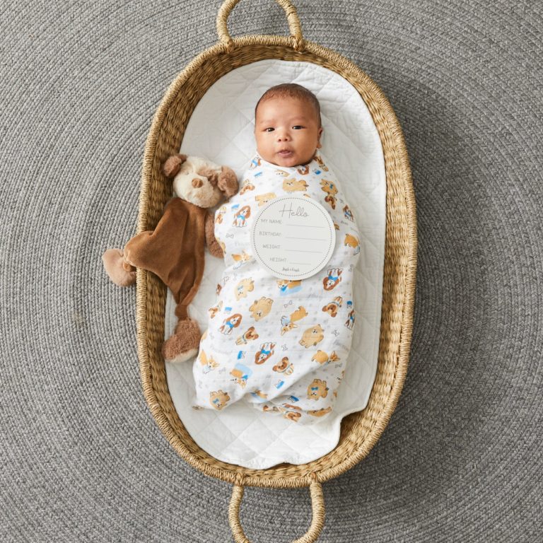 Pawsome Muslin Wrap + Arrival Card