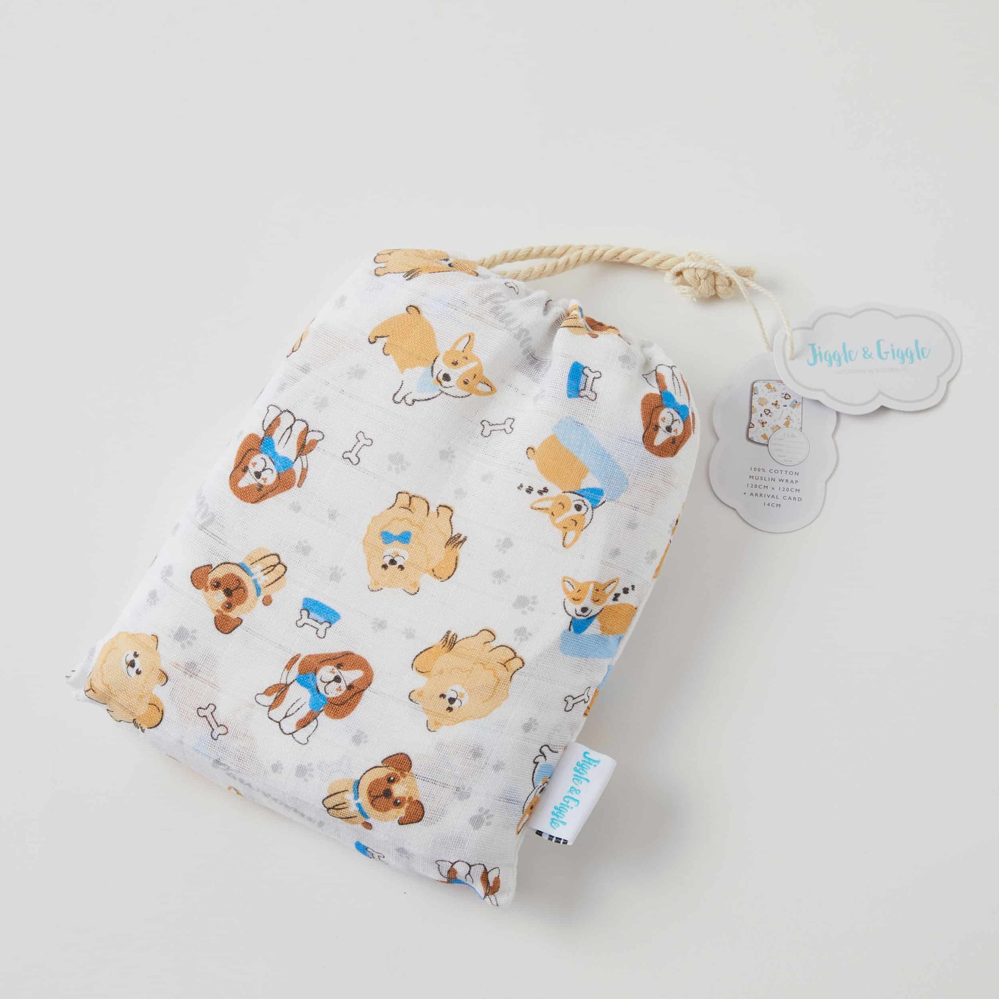Pawsome Muslin Wrap + Arrival Card