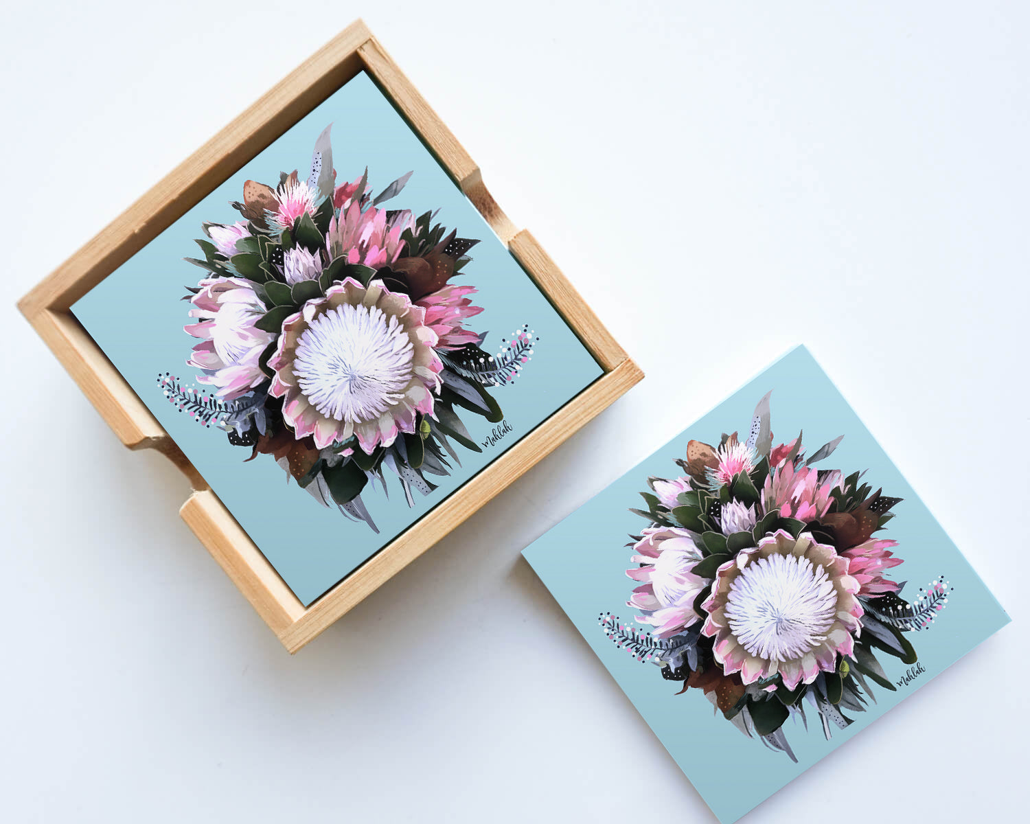 Wildflower Coaster Set