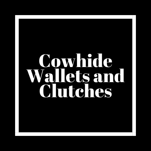 Cowhide Wallets & Clutches