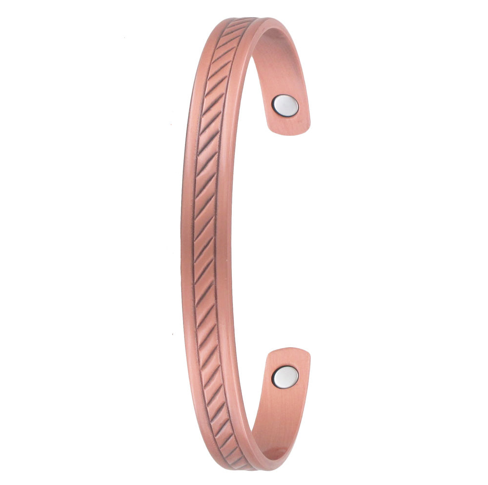 Copper Bracelet - Pressed Twist
